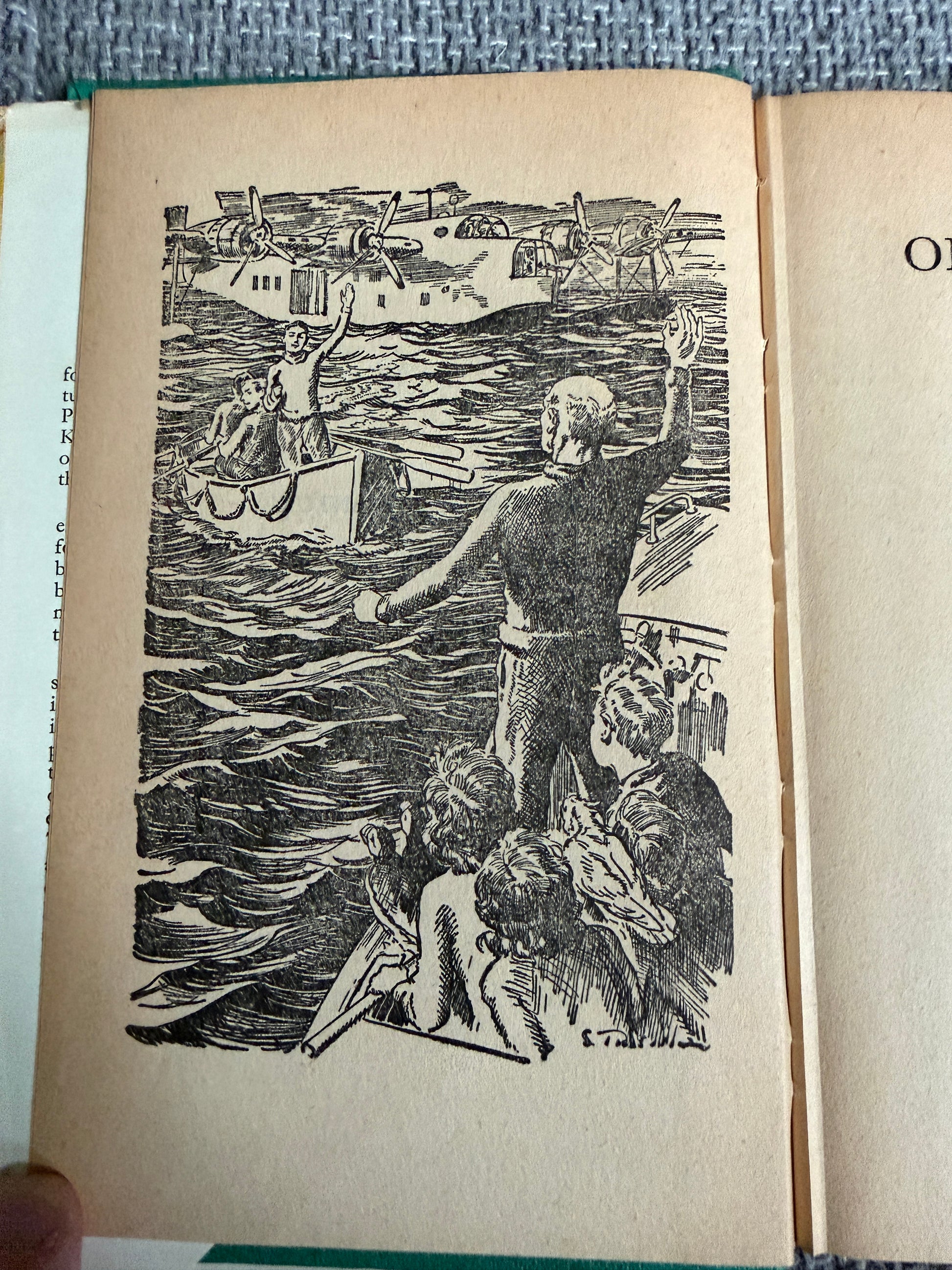 1948 The Sea Of Adventure - Enid Blyton (Stuart Tresillian illust) Thames - Honeyburn Books (UK)