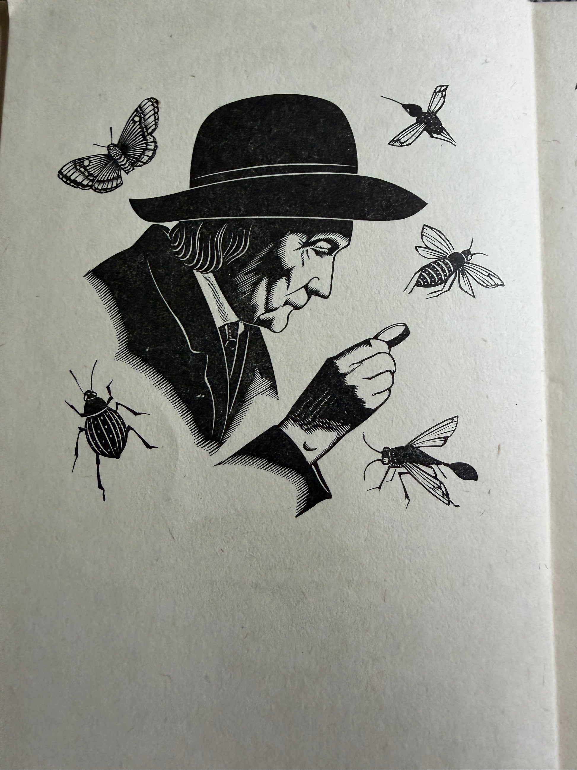 1946 The Insect Man (Jean Henri Fabre) Eleanor Doorly (Robert Gibbings woodcuts) William Heinemann Ltd. - Honeyburn Books (UK)