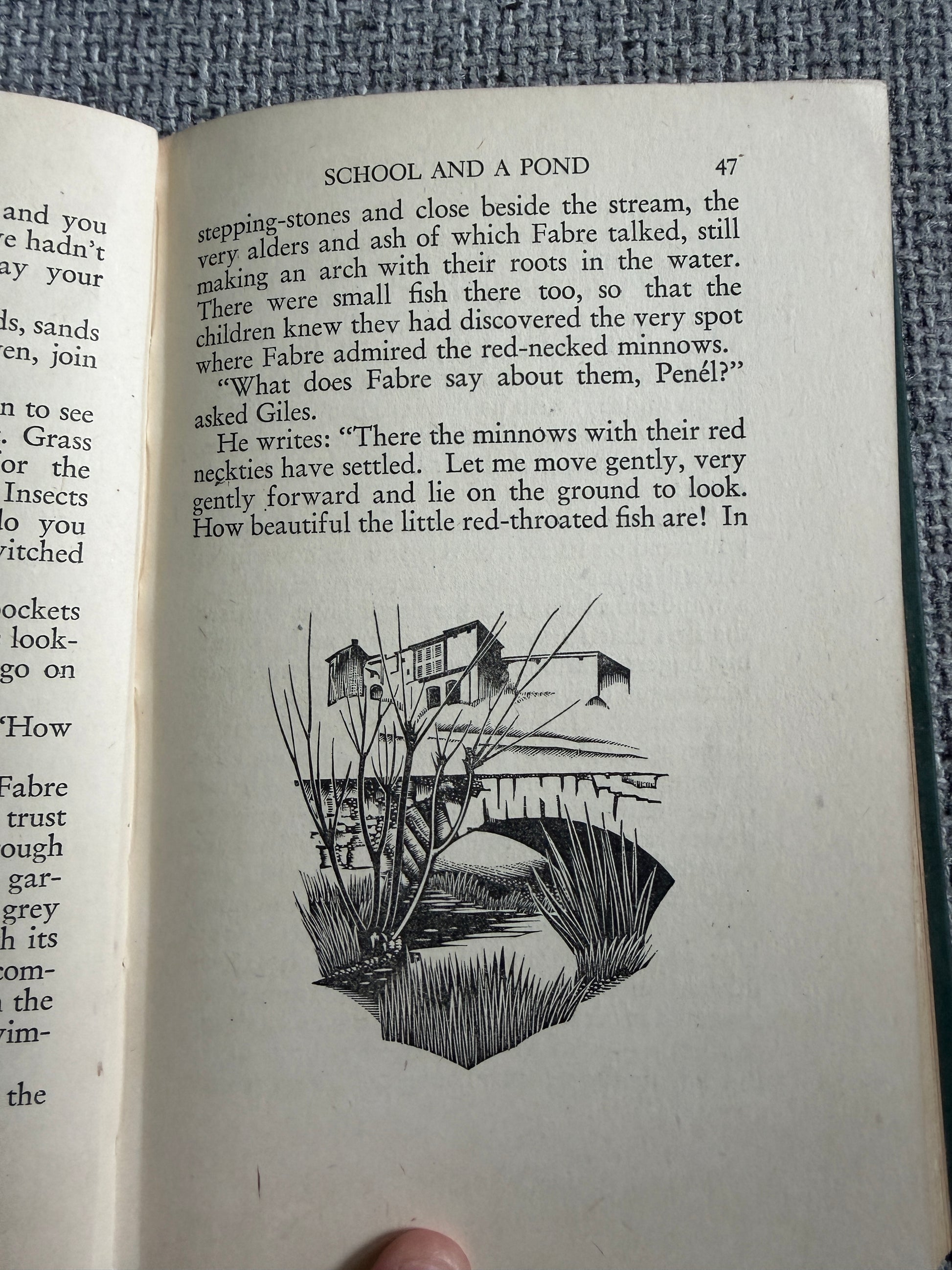 1946 The Insect Man (Jean Henri Fabre) Eleanor Doorly (Robert Gibbings woodcuts) William Heinemann Ltd. - Honeyburn Books (UK)