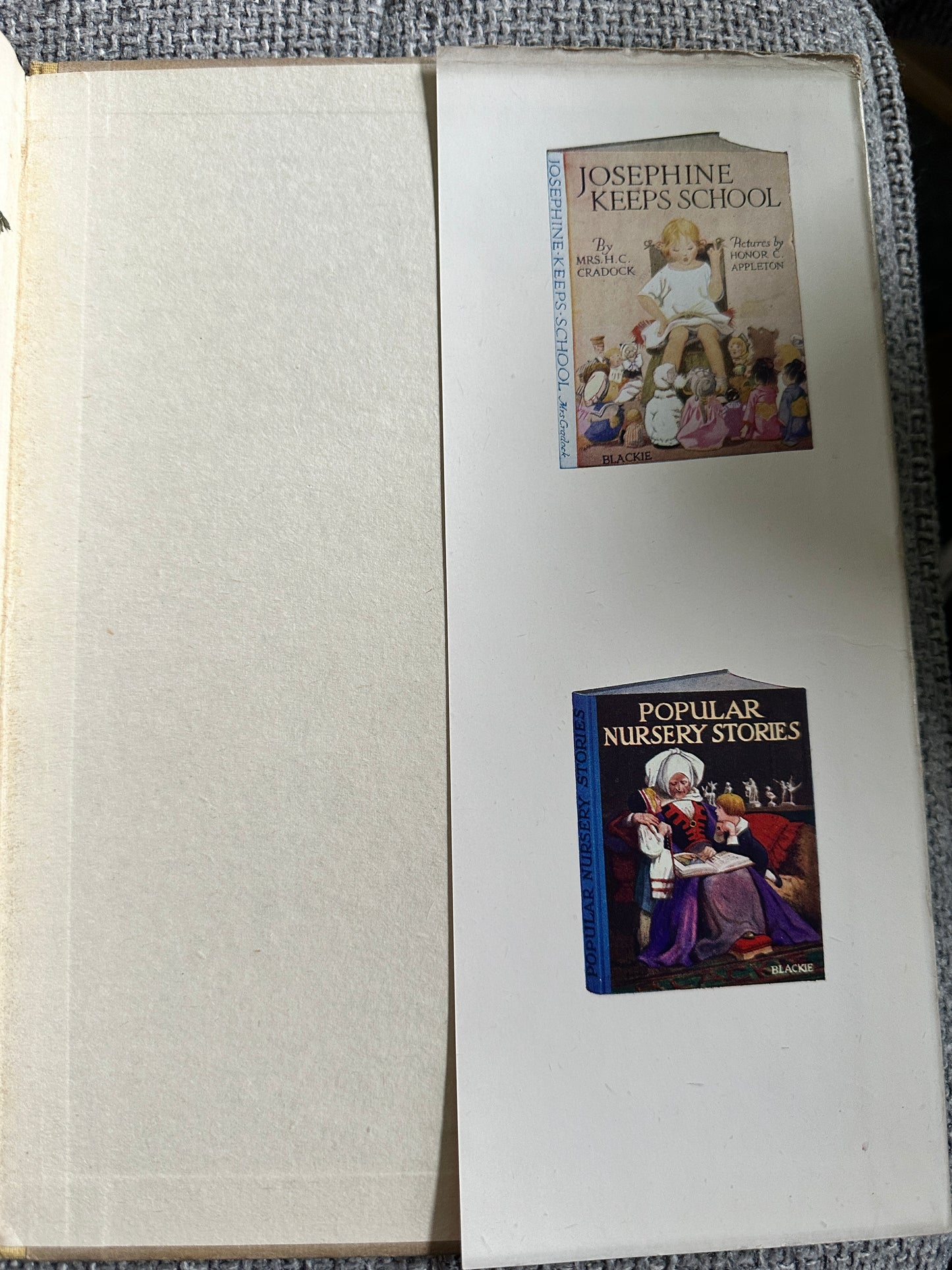1930’s Josephine’s Birthday - Mrs. H. C. Craddock (Honor C. Appleton Illust) Blackie & Son Ltd - Honeyburn Books (UK)