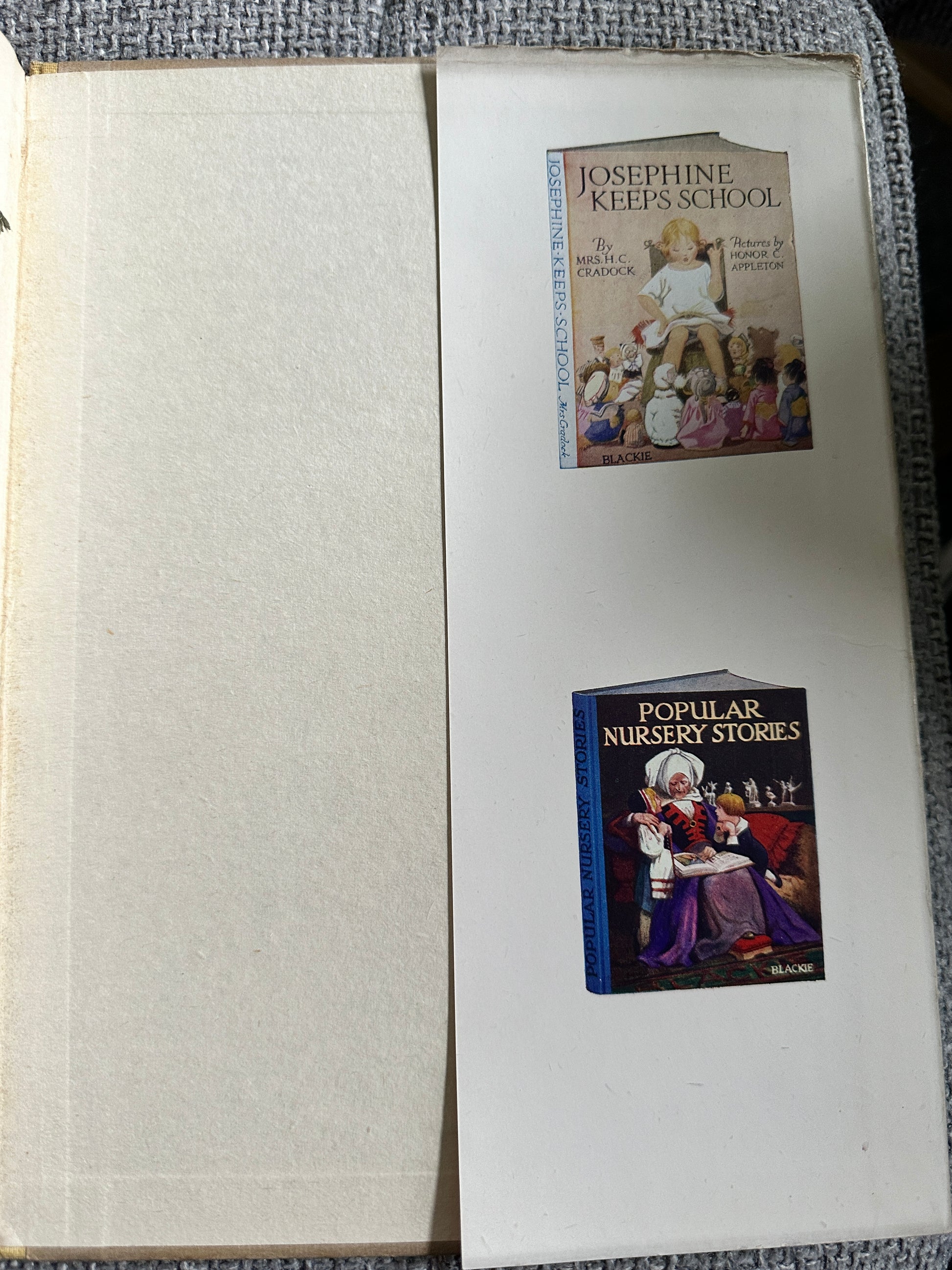 1930’s Josephine’s Birthday - Mrs. H. C. Craddock (Honor C. Appleton Illust) Blackie & Son Ltd - Honeyburn Books (UK)