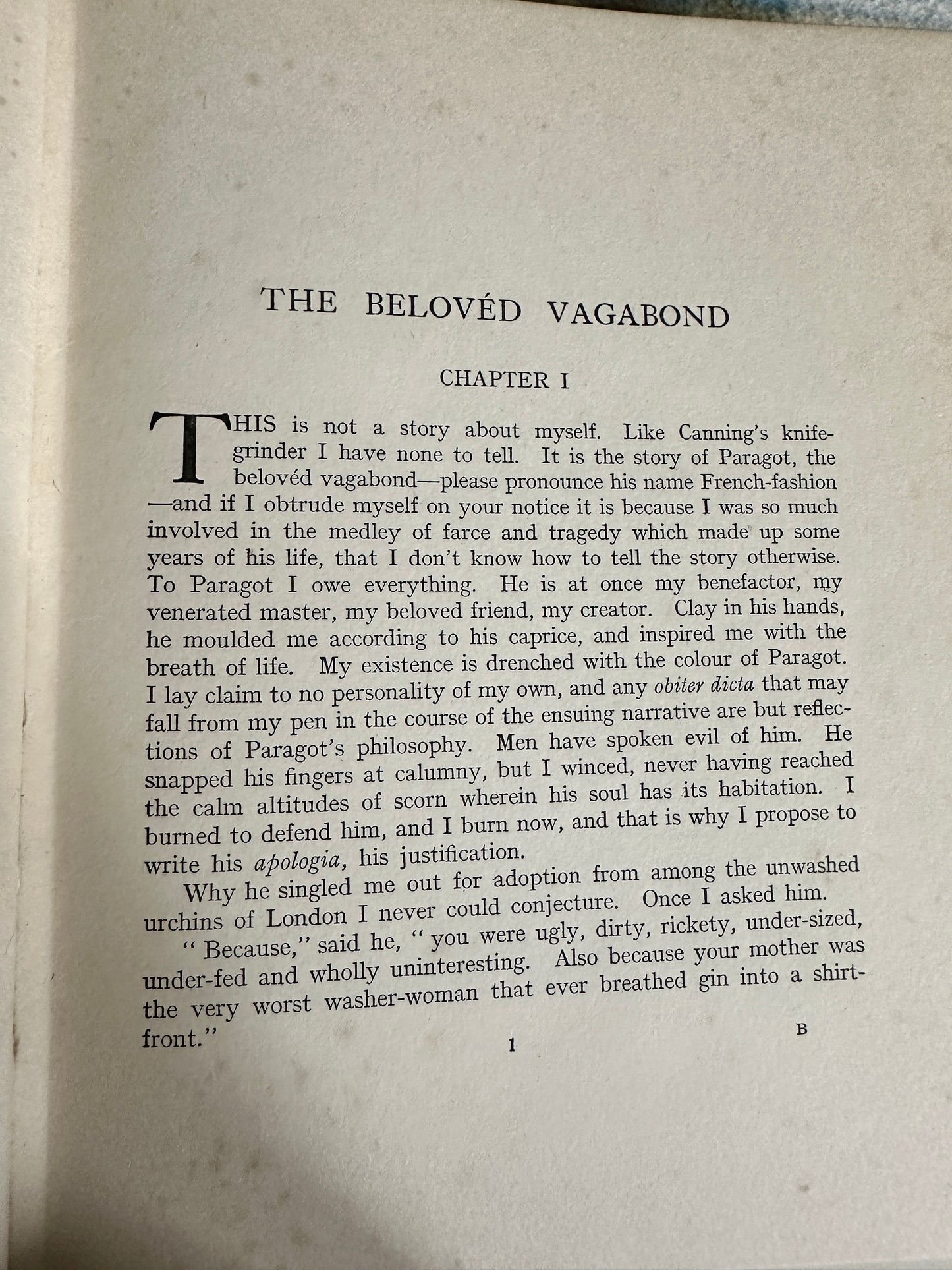 1922 The Beloved Vagabond - William J. Locke (Jean Dulac illustration)John Lane The Bodley Head Publisher)