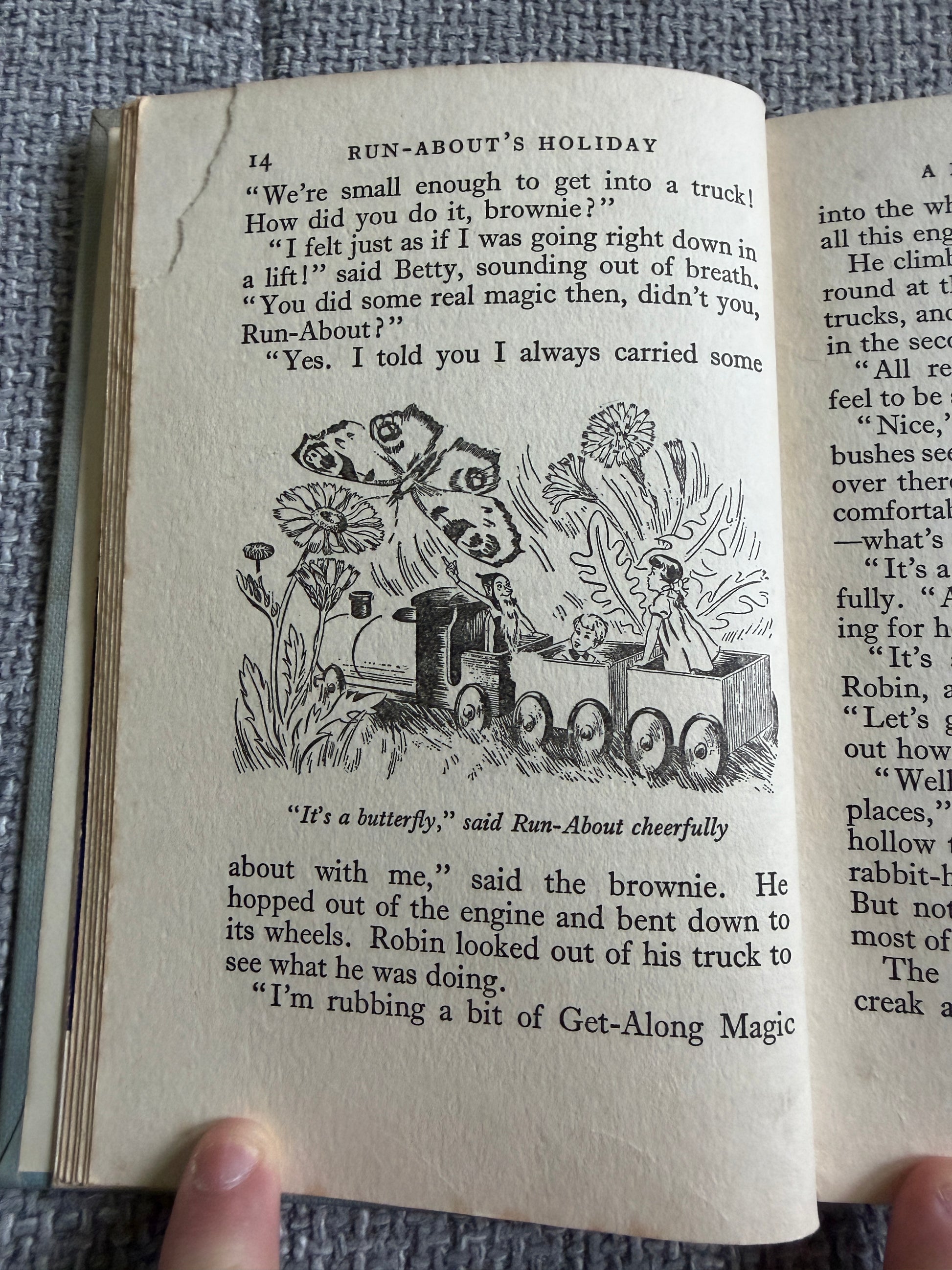 1956 Run-About’s Holiday - Enid Blyton (Lilian Chivers illust) Lutterworth Press - Honeyburn Books (UK)