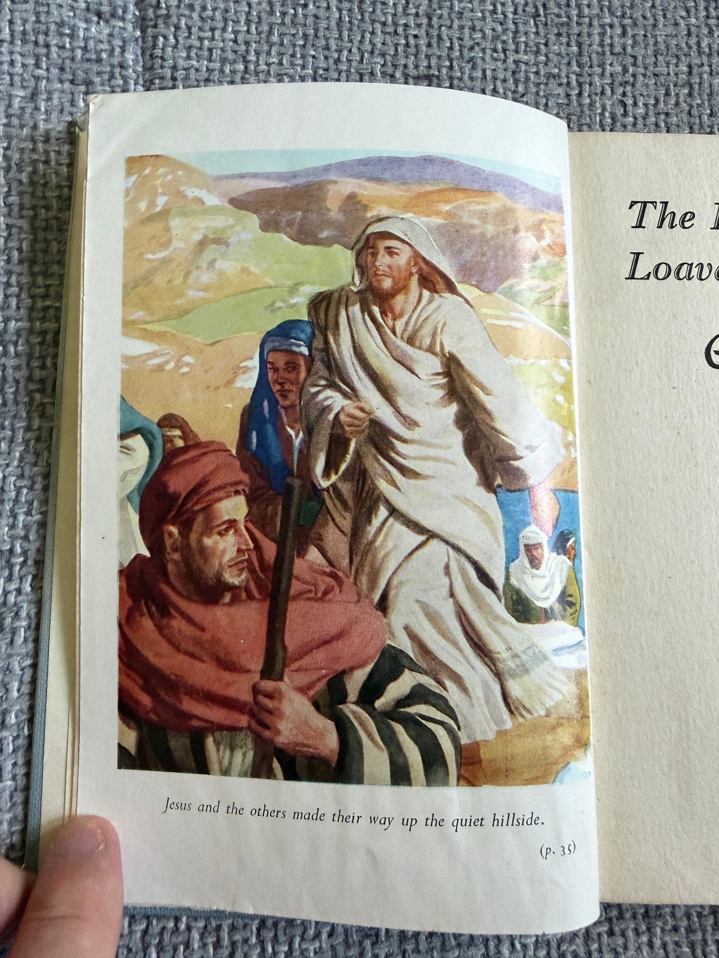 1956 The Boy With The Loaves & Fishes - Enid Blyton (Elsie Walker illust) Lutterworth Press - Honeyburn Books (UK)