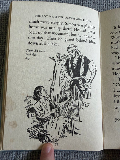 1956 The Boy With The Loaves & Fishes - Enid Blyton (Elsie Walker illust) Lutterworth Press - Honeyburn Books (UK)