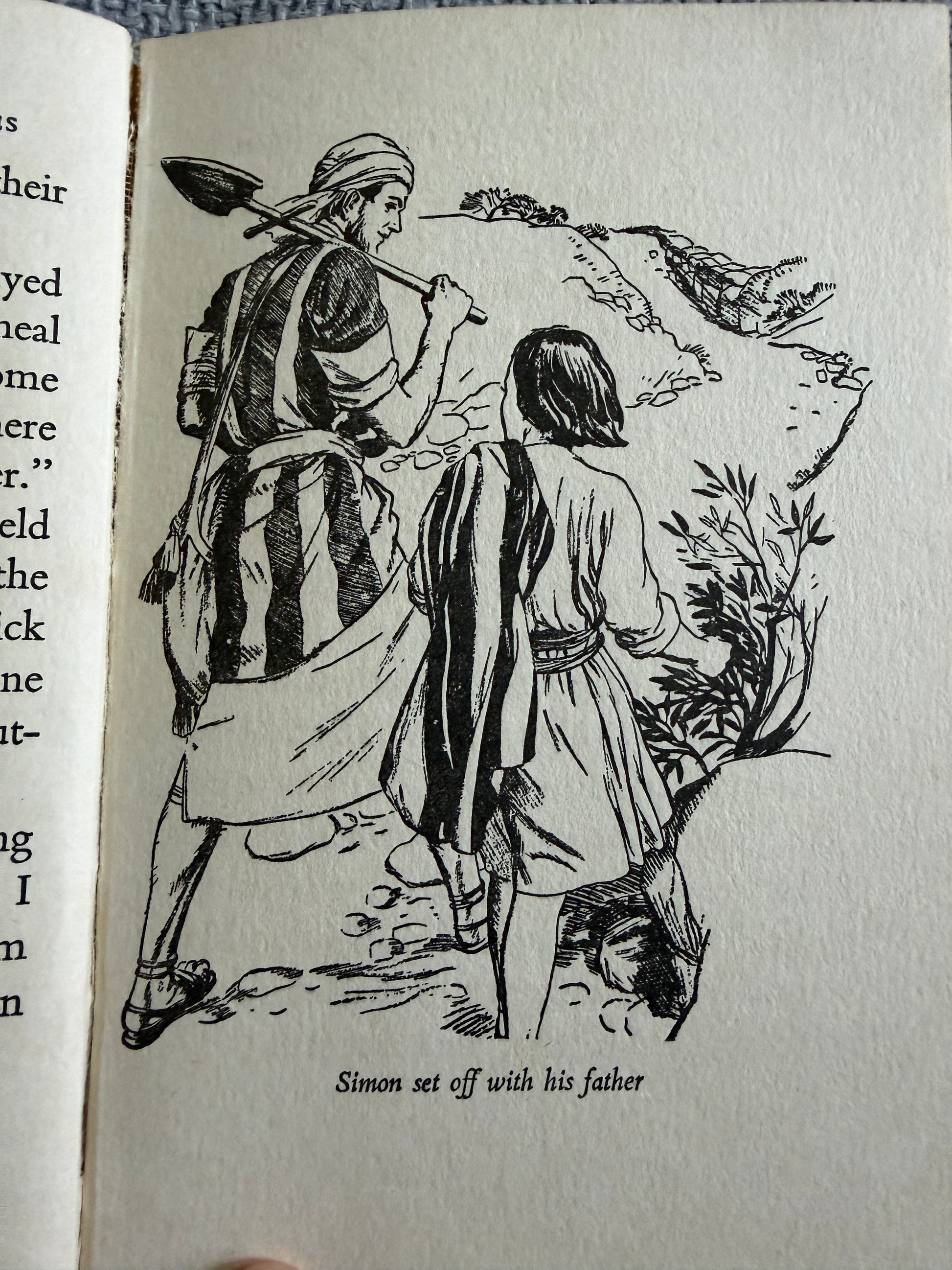 1956 The Boy With The Loaves & Fishes - Enid Blyton (Elsie Walker illust) Lutterworth Press - Honeyburn Books (UK)