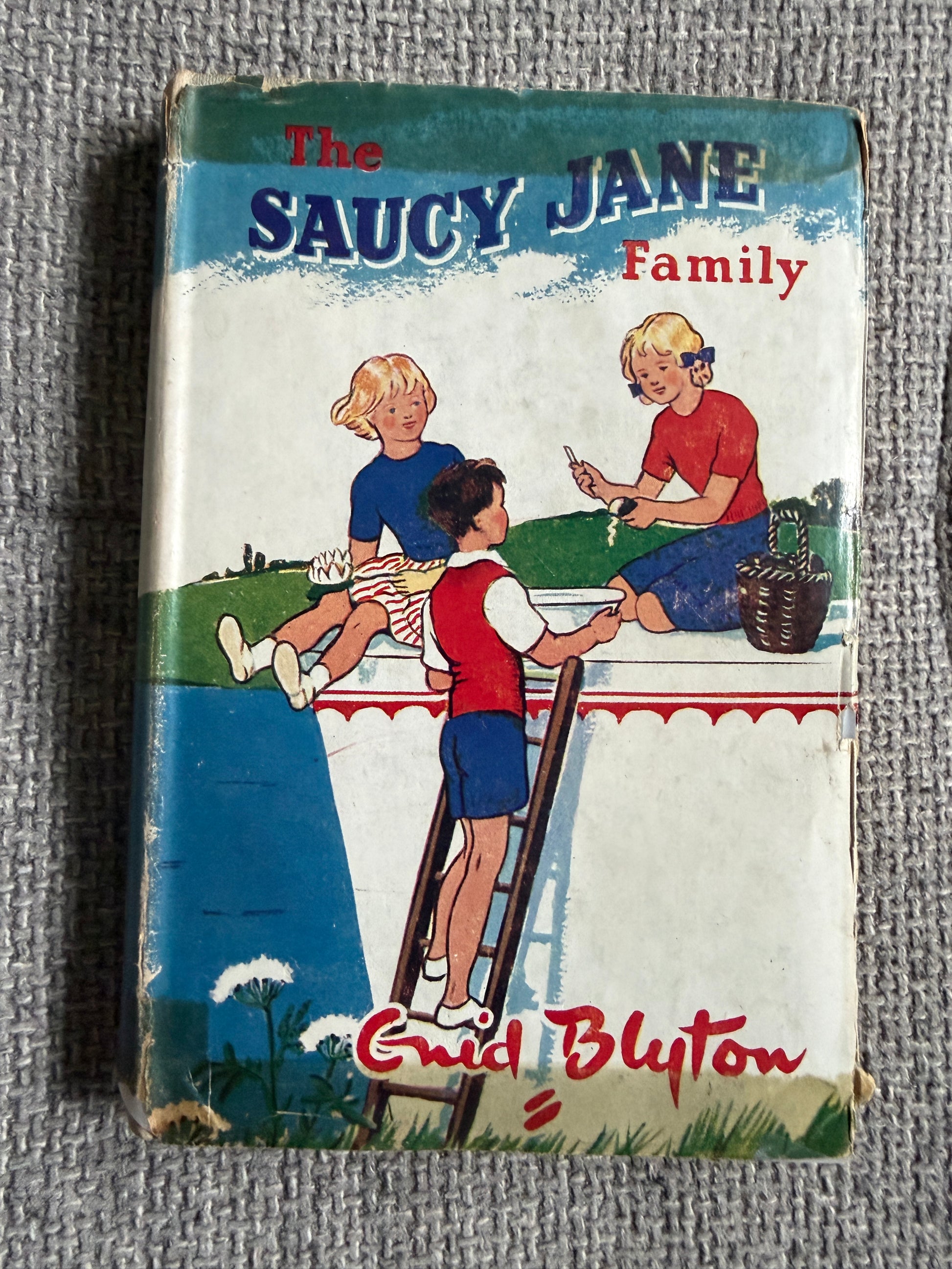 1953 The Saucy Jane Family - Enid Blyton (Ruth Gervis illust) Lutterworth Press - Honeyburn Books (UK)