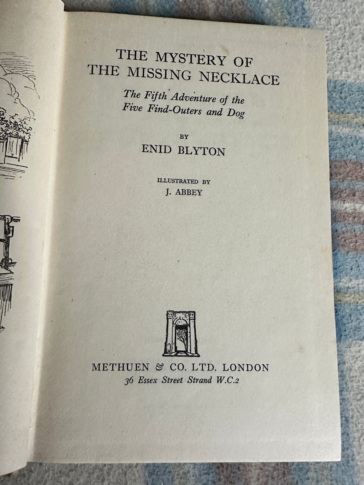 1947*1st* The Mystery Of The Missing Necklace - Enid Blyton(J. Abbey illustrated)Methuen & Co Ltd