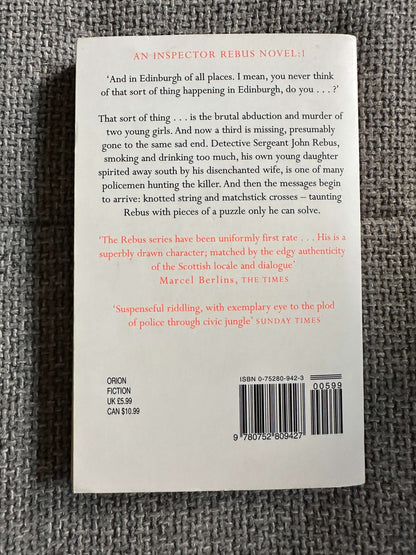 2001 Knots & Crosses - Ian Rankin (Orion)