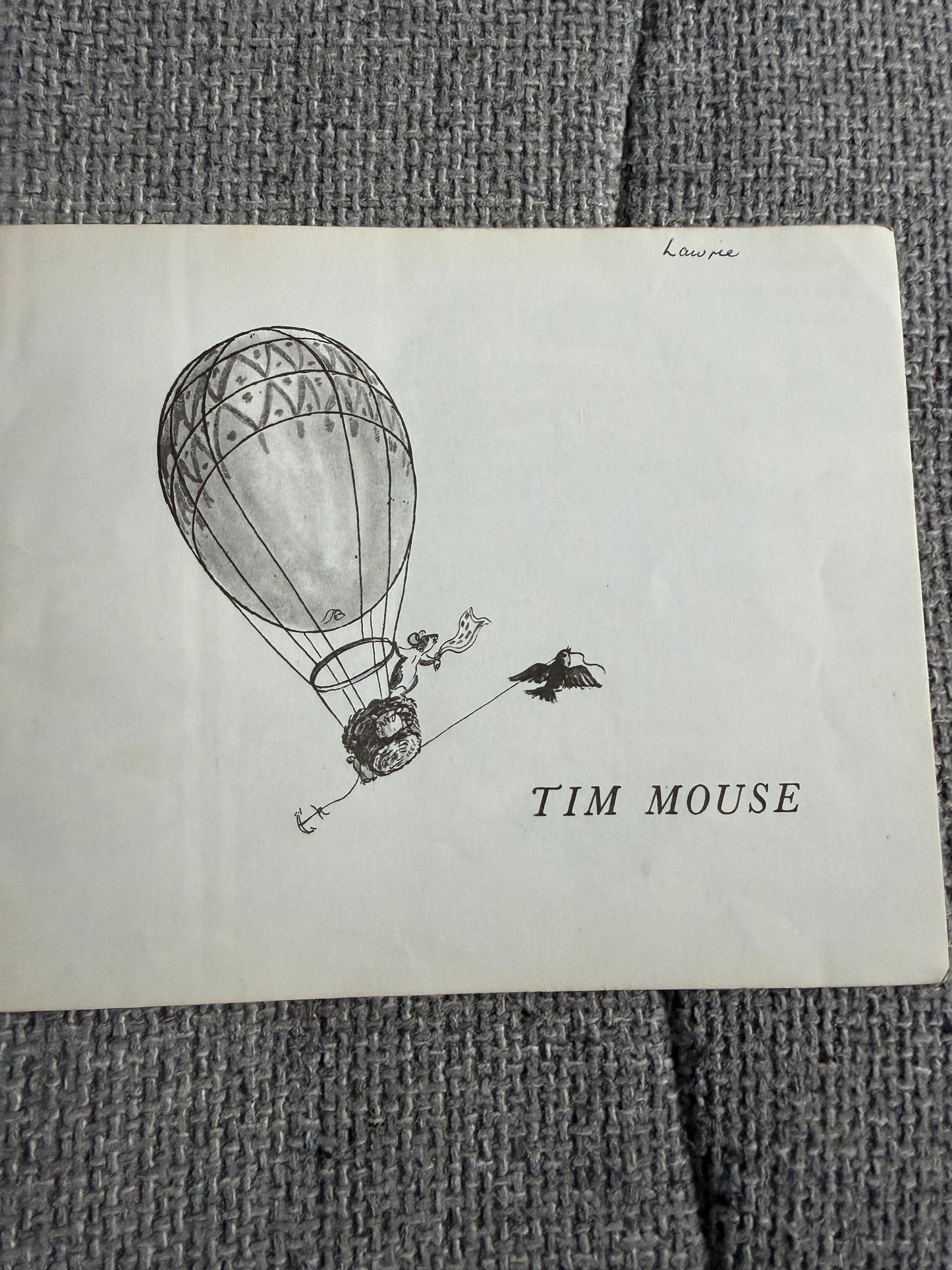 1971 Tim Mouse - Judy Brook (Written & illust) Picture Puffin - Honeyburn Books (UK)