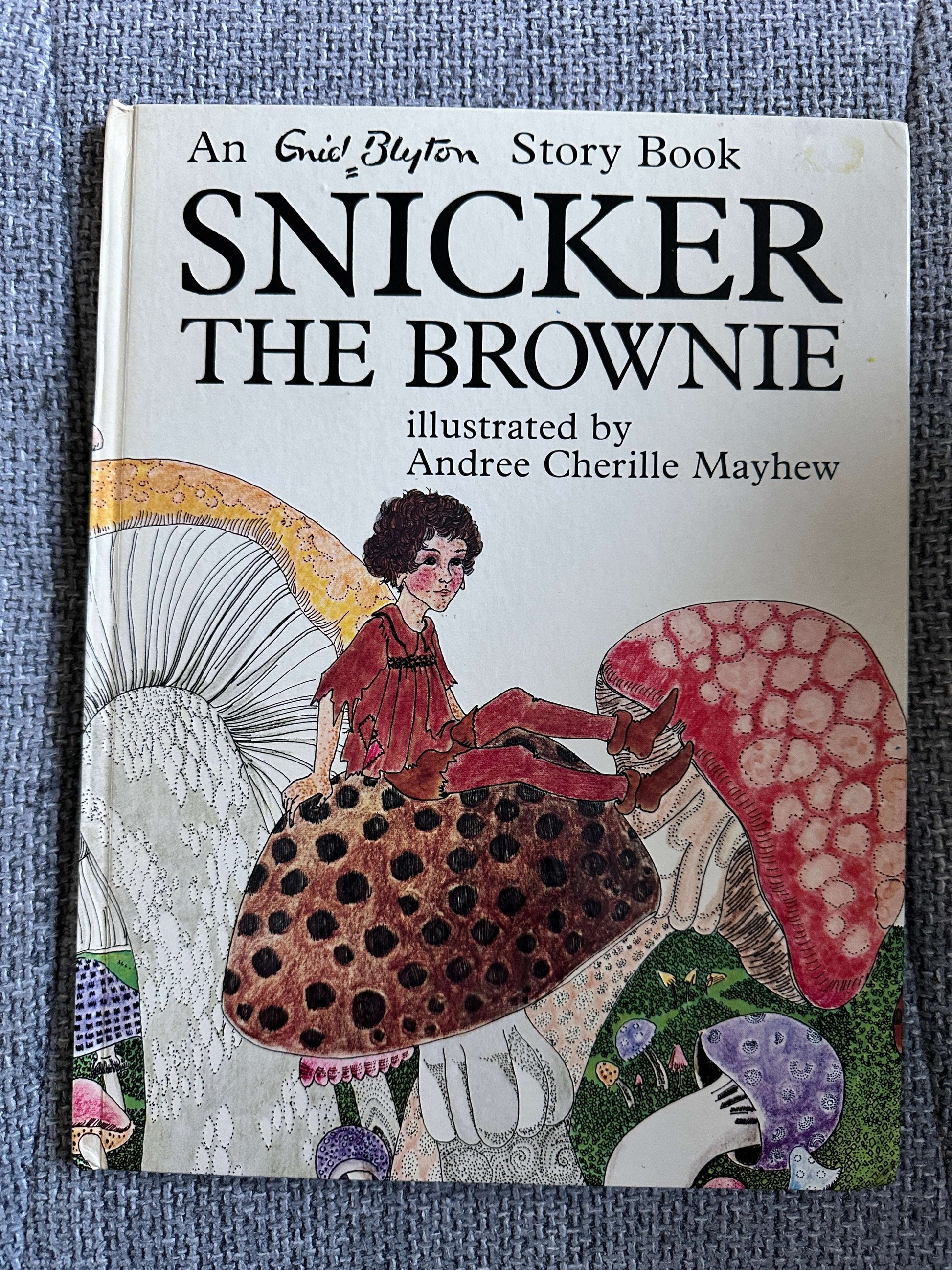 1974 Snicker The Brownie - Enid Blyton (Andree Cherille Mayhew Illust) Hodder Causton Ltd Publisher