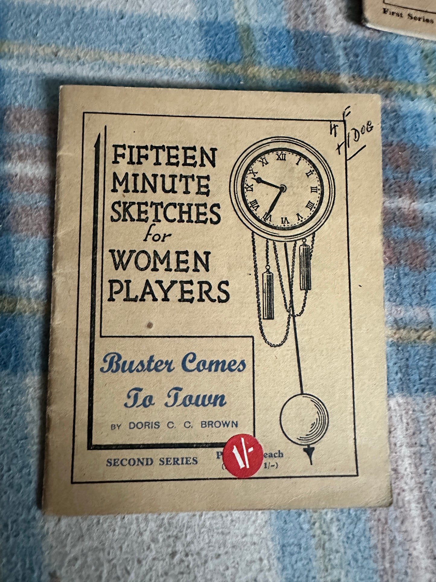 1948*1st* Buster Comes To Town - Doris C. C. Brown(15min Sketches for Women Players)John McQueen & Son Ltd