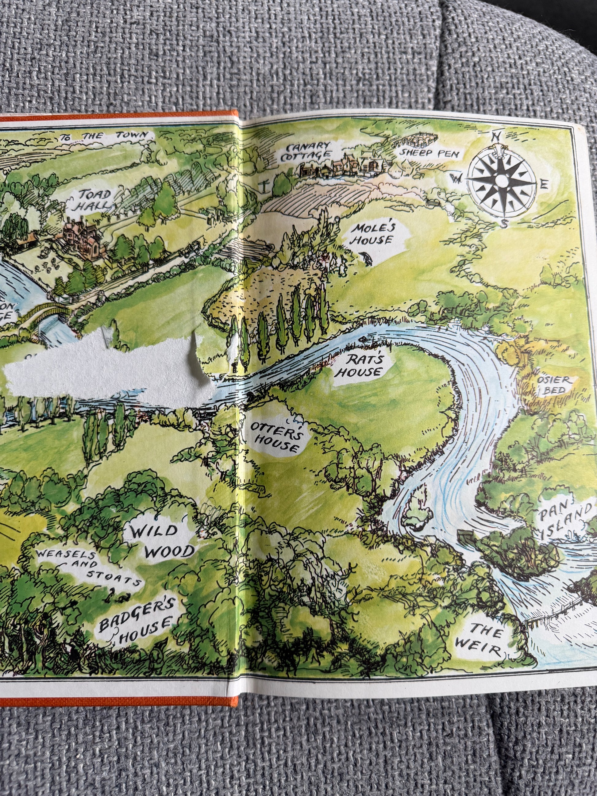 1978 The Wind In The Willows - Kenneth Grahame (Ernest H. Shepard illust) Book Club - Honeyburn Books (UK)