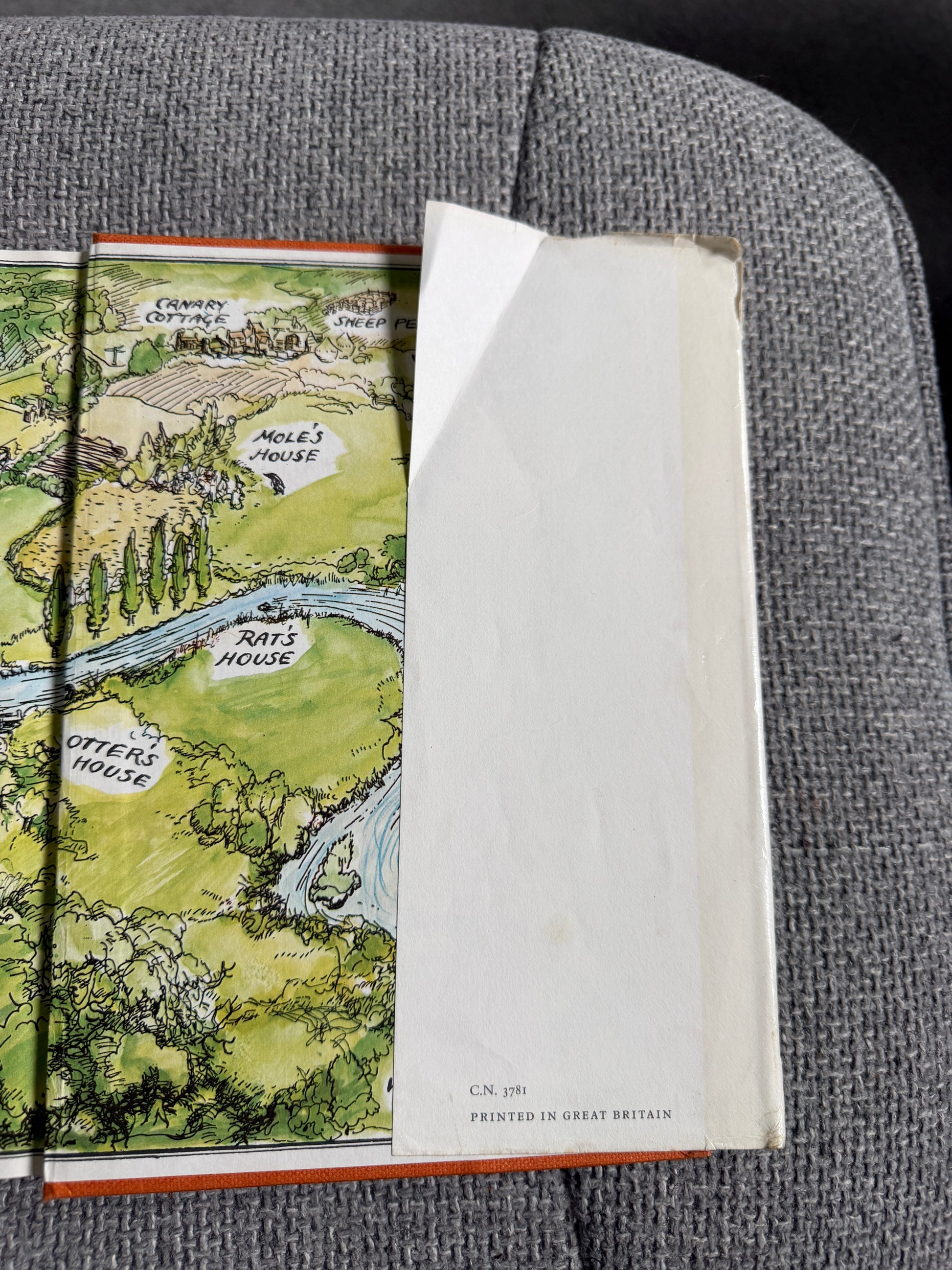 1978 The Wind In The Willows - Kenneth Grahame (Ernest H. Shepard illust) Book Club - Honeyburn Books (UK)
