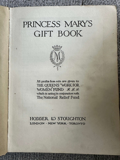 1914 Princess Mary’s Gift Book - Rackham, Dulac, Detmold, Russell Flint etc (Hodder & Stoughton)