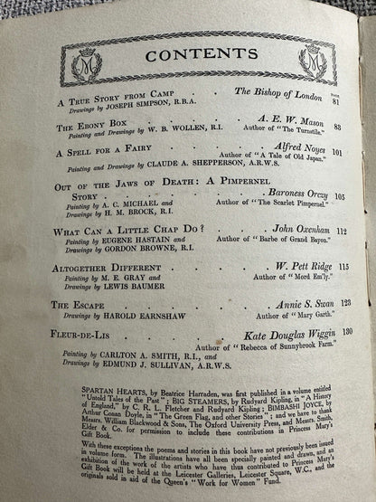 1914 Princess Mary’s Gift Book - Rackham, Dulac, Detmold, Russell Flint etc (Hodder & Stoughton)