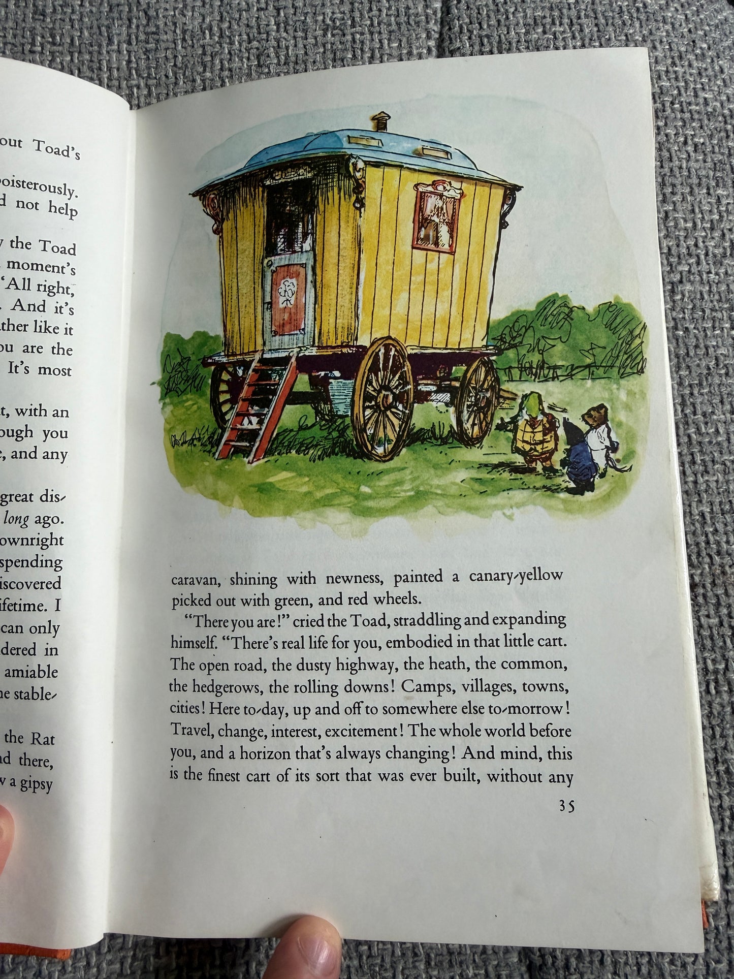 1978 The Wind In The Willows - Kenneth Grahame (Ernest H. Shepard illust) Book Club - Honeyburn Books (UK)