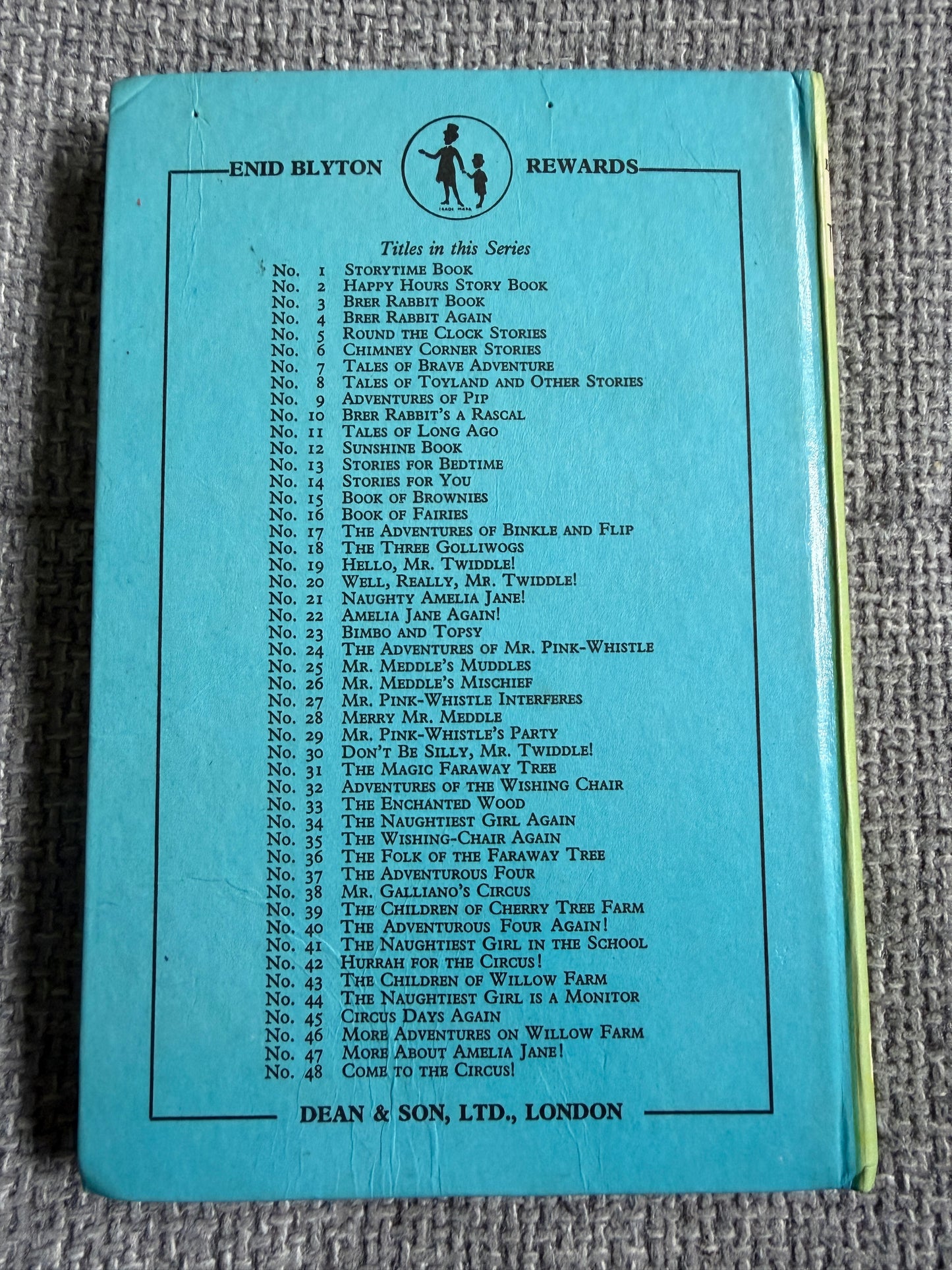 1963 Round The Clock Stories - Enid Blyton (Dean & Sons) - Honeyburn Books (UK)