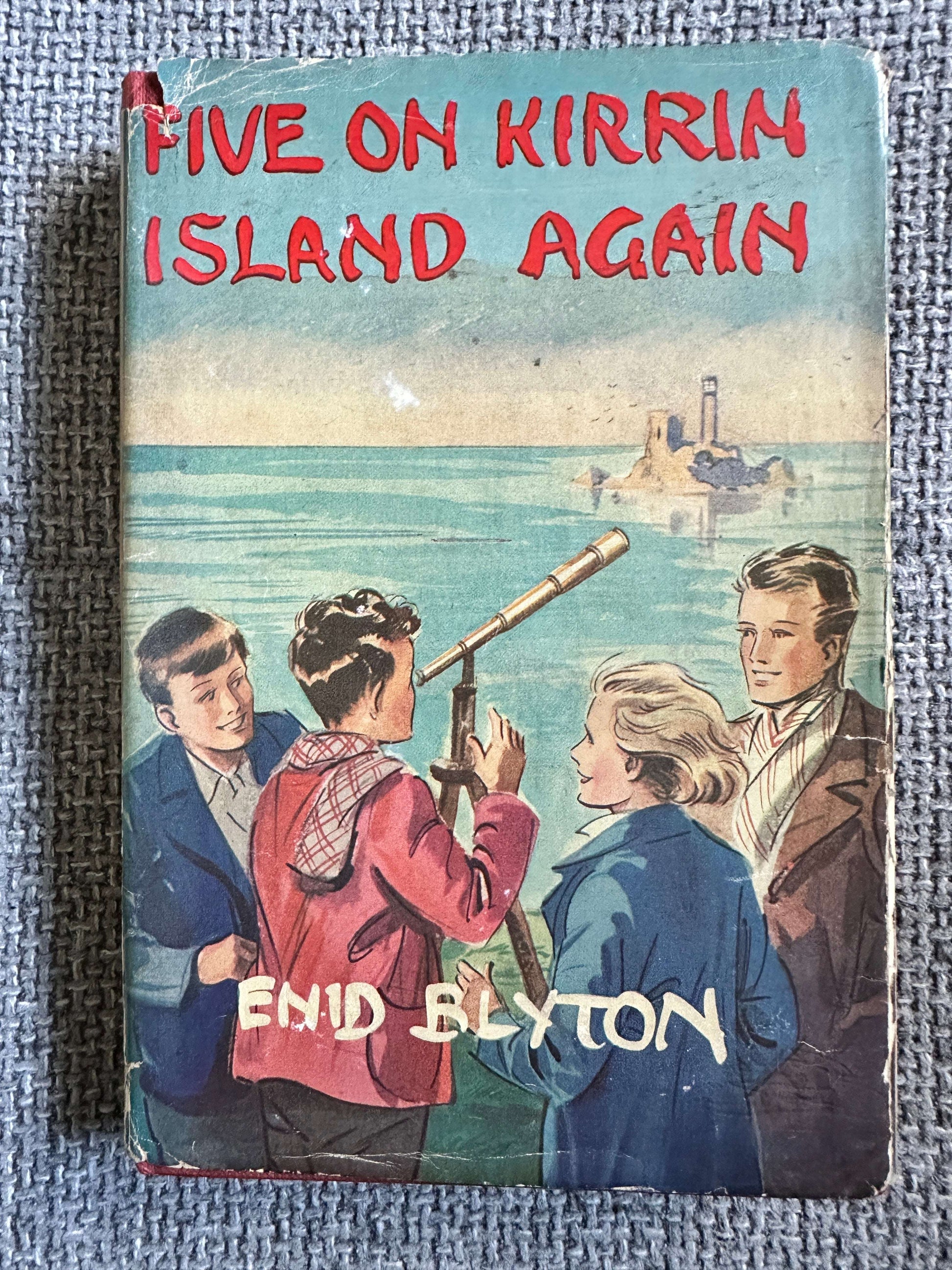 1951 Five On Kirrin Island Again - Enid Blyton (Eileen A. Soper Illust) Hodder & Stoughton