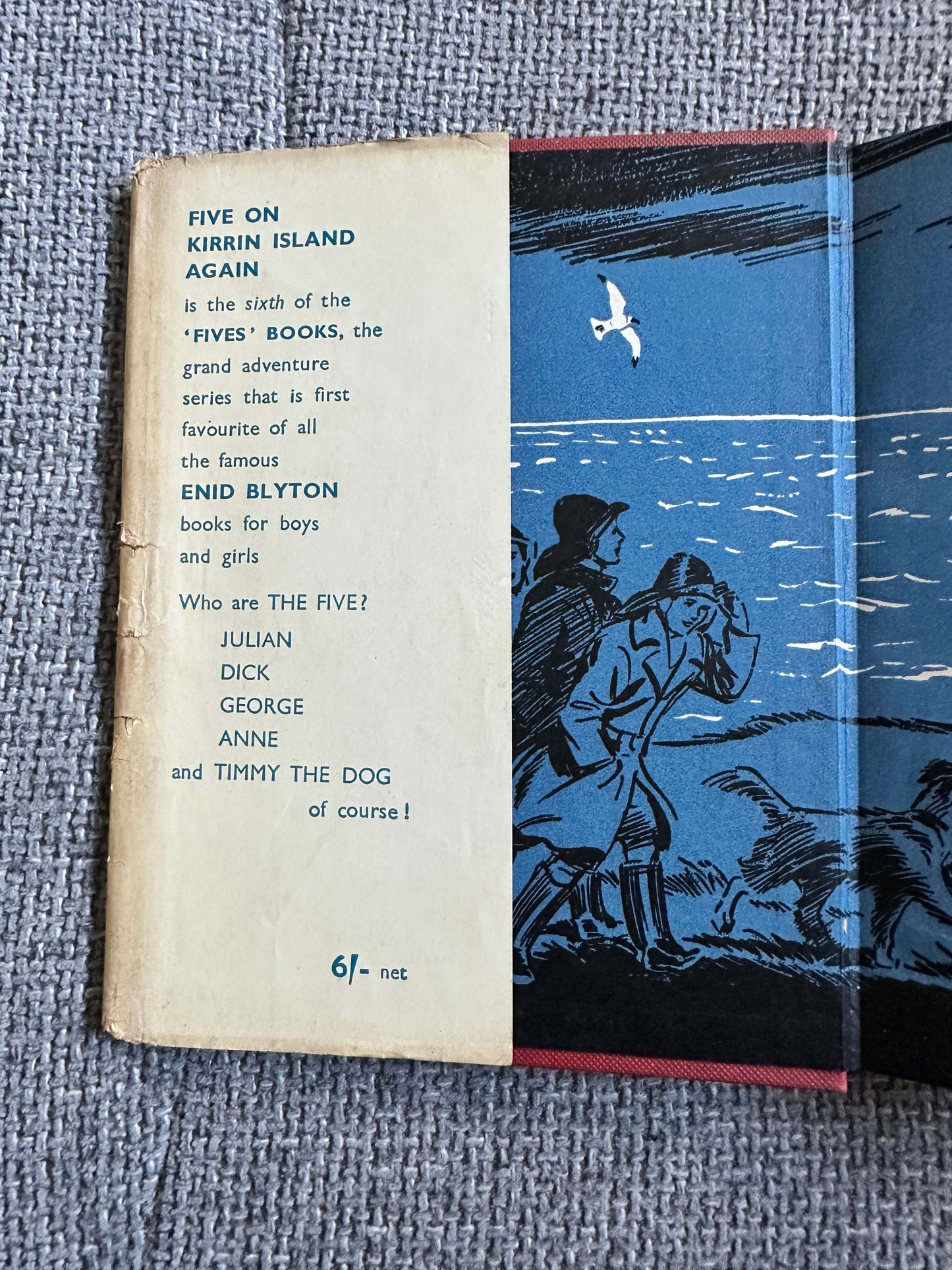 1951 Five On Kirrin Island Again - Enid Blyton (Eileen A. Soper Illust) Hodder & Stoughton