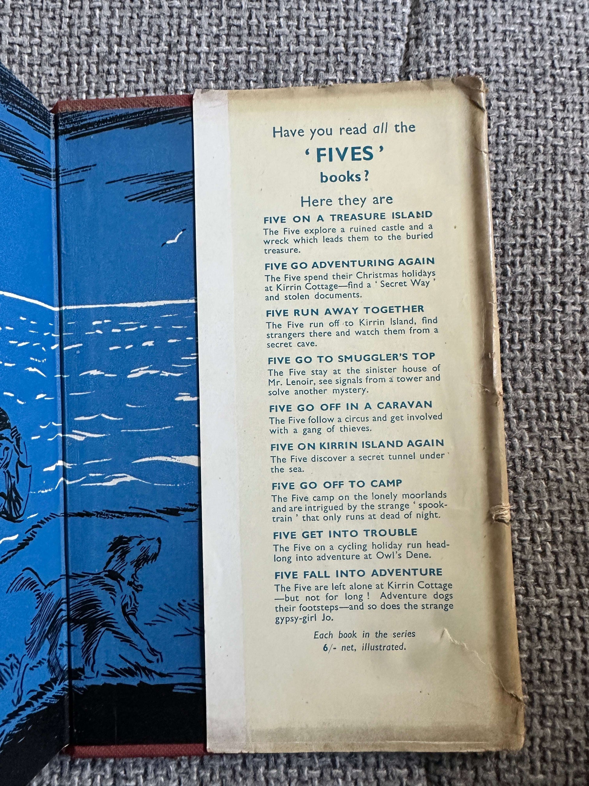 1951 Five On Kirrin Island Again - Enid Blyton (Eileen A. Soper Illust) Hodder & Stoughton