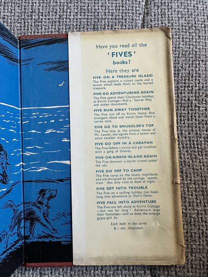 1951 Five On Kirrin Island Again - Enid Blyton (Eileen A. Soper Illust) Hodder & Stoughton