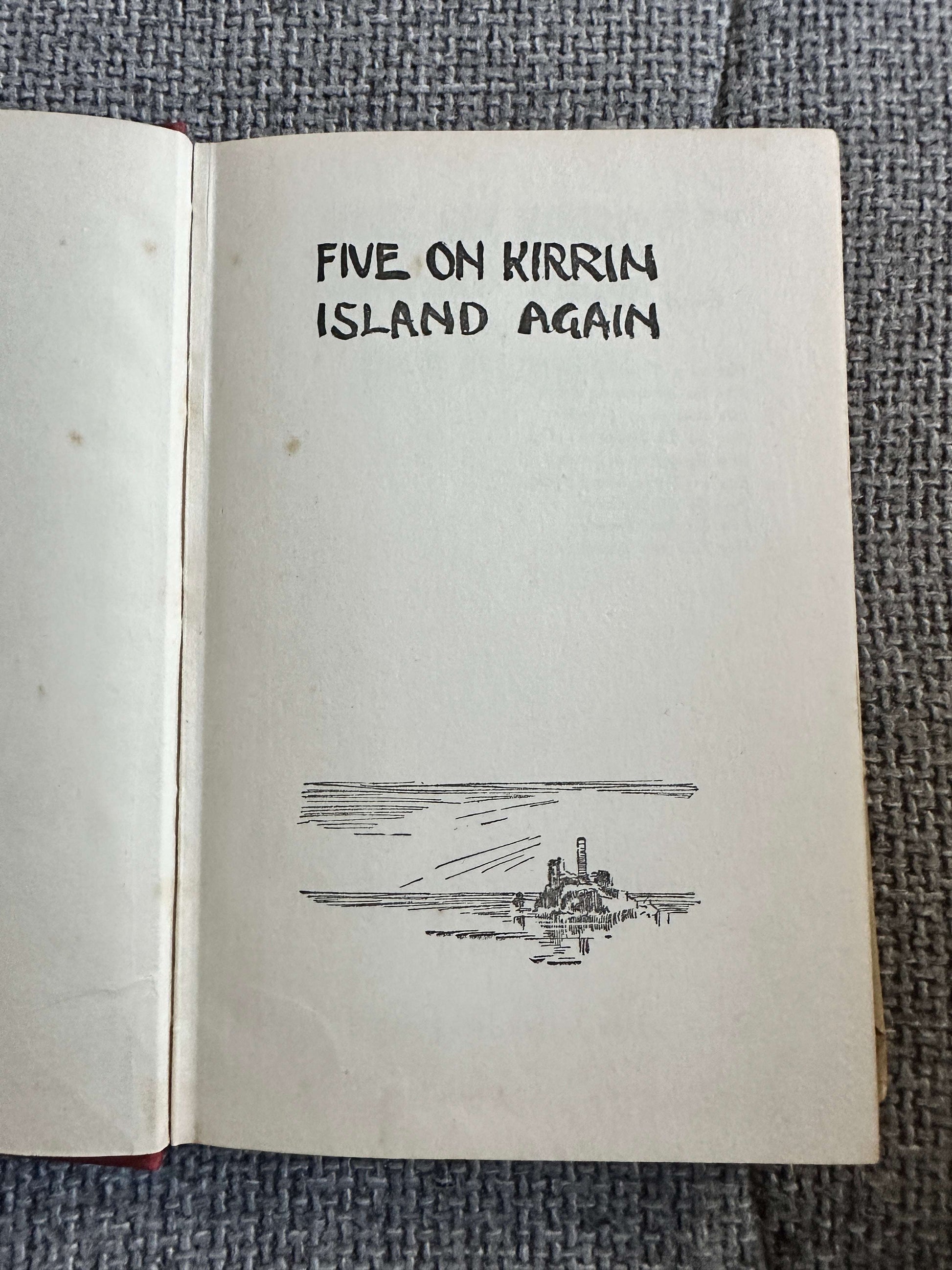1951 Five On Kirrin Island Again - Enid Blyton (Eileen A. Soper Illust) Hodder & Stoughton