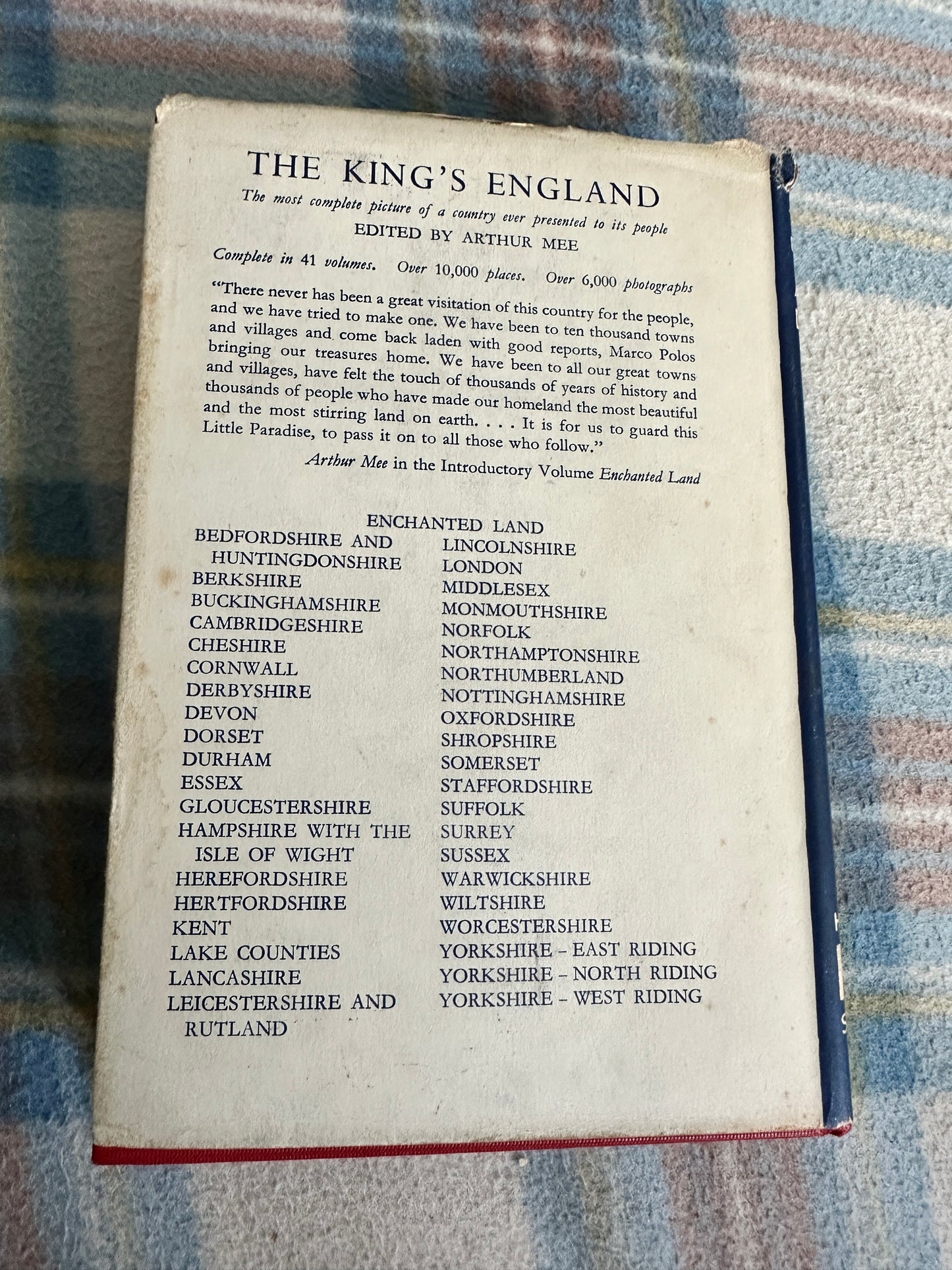 1958 The King’s Land: Derbyshire - Arthur Mee(Hodder & Stoughton)