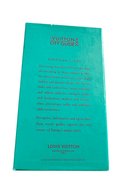 2004 Louis Vuitton City Guide (Europe 9 volumes) to accompany your Louis Vuitton Luggage Published exclusively by Louis Vuitton - Honeyburn Books (UK)