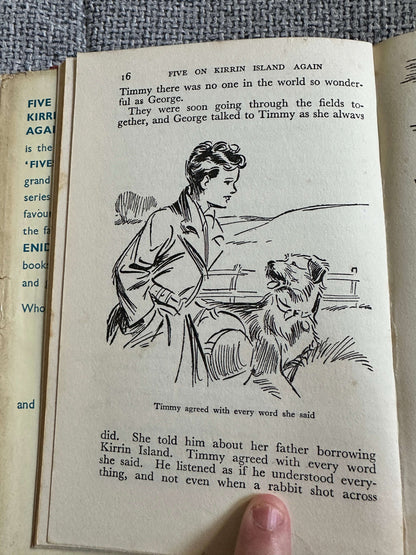 1951 Five On Kirrin Island Again - Enid Blyton (Eileen A. Soper Illust) Hodder & Stoughton