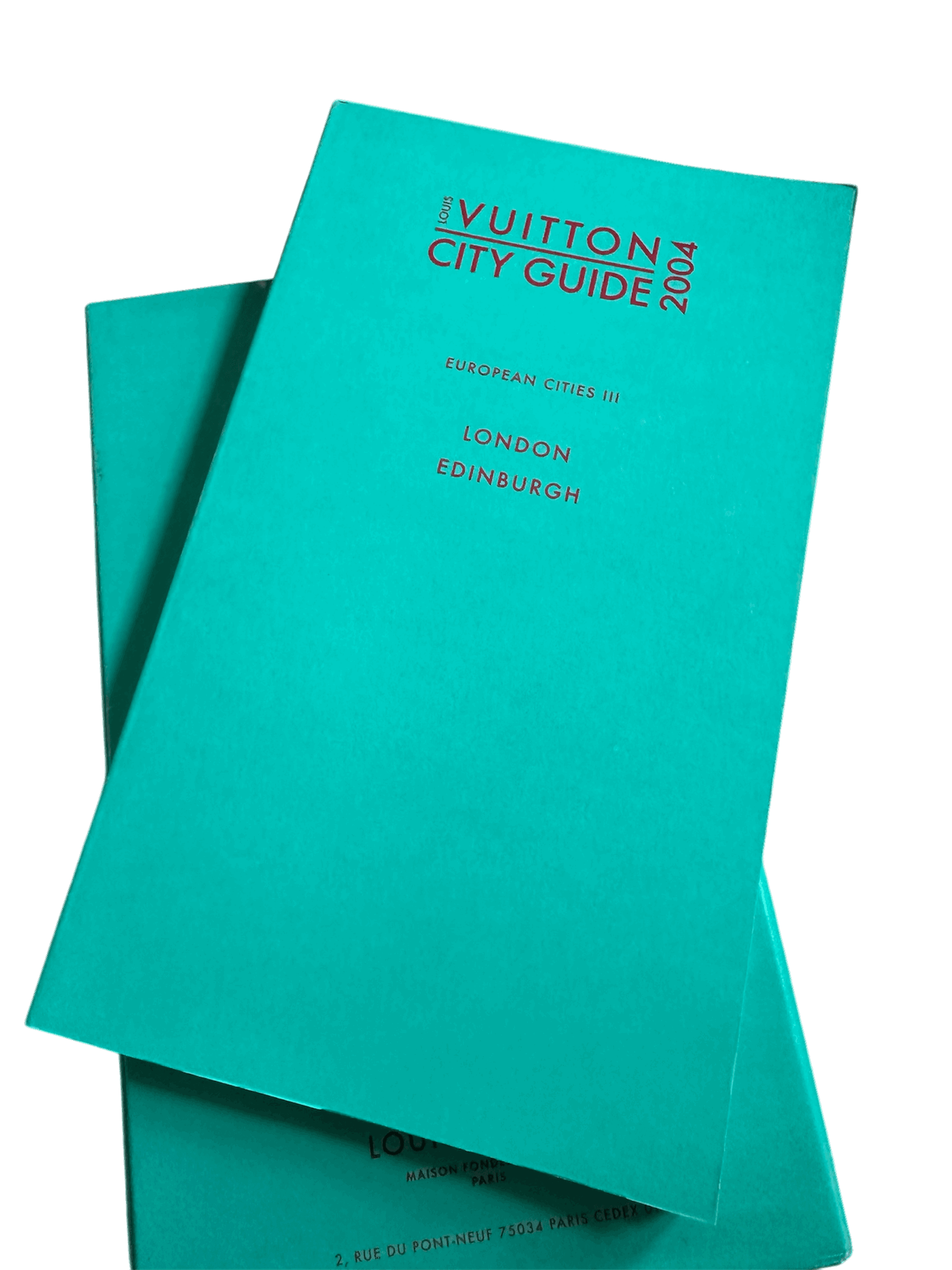 2004 Louis Vuitton City Guide (Europe 9 volumes) to accompany your Louis Vuitton Luggage Published exclusively by Louis Vuitton - Honeyburn Books (UK)