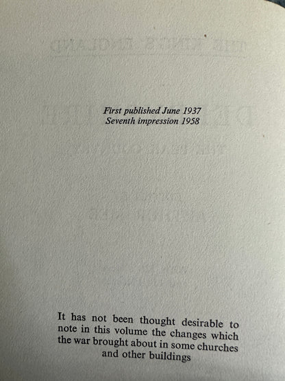 1958 The King’s Land: Derbyshire - Arthur Mee(Hodder & Stoughton)