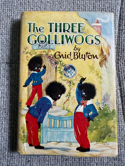 1968 The Three Golliwogs (Original Names) Enid Blyton (Rene Cloke illust) Dean & Son Ltd - Honeyburn Books (UK)