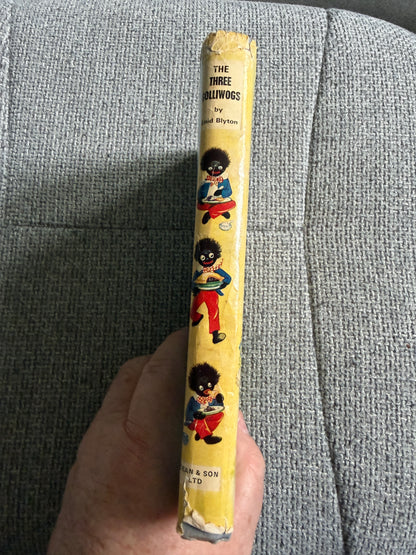 1968 The Three Golliwogs (Original Names) Enid Blyton (Rene Cloke illust) Dean & Son Ltd - Honeyburn Books (UK)