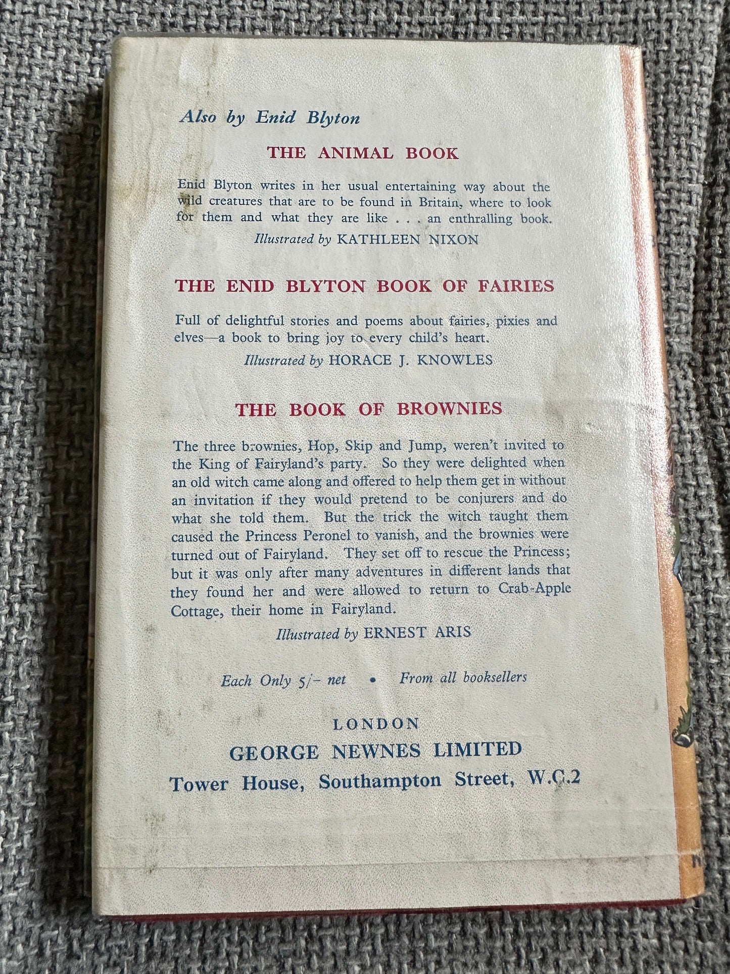 1950 The Adventures Of Binkle & Flip - Enid Blyton (Kathleen Nixon Illust) George Newnes Ltd.
