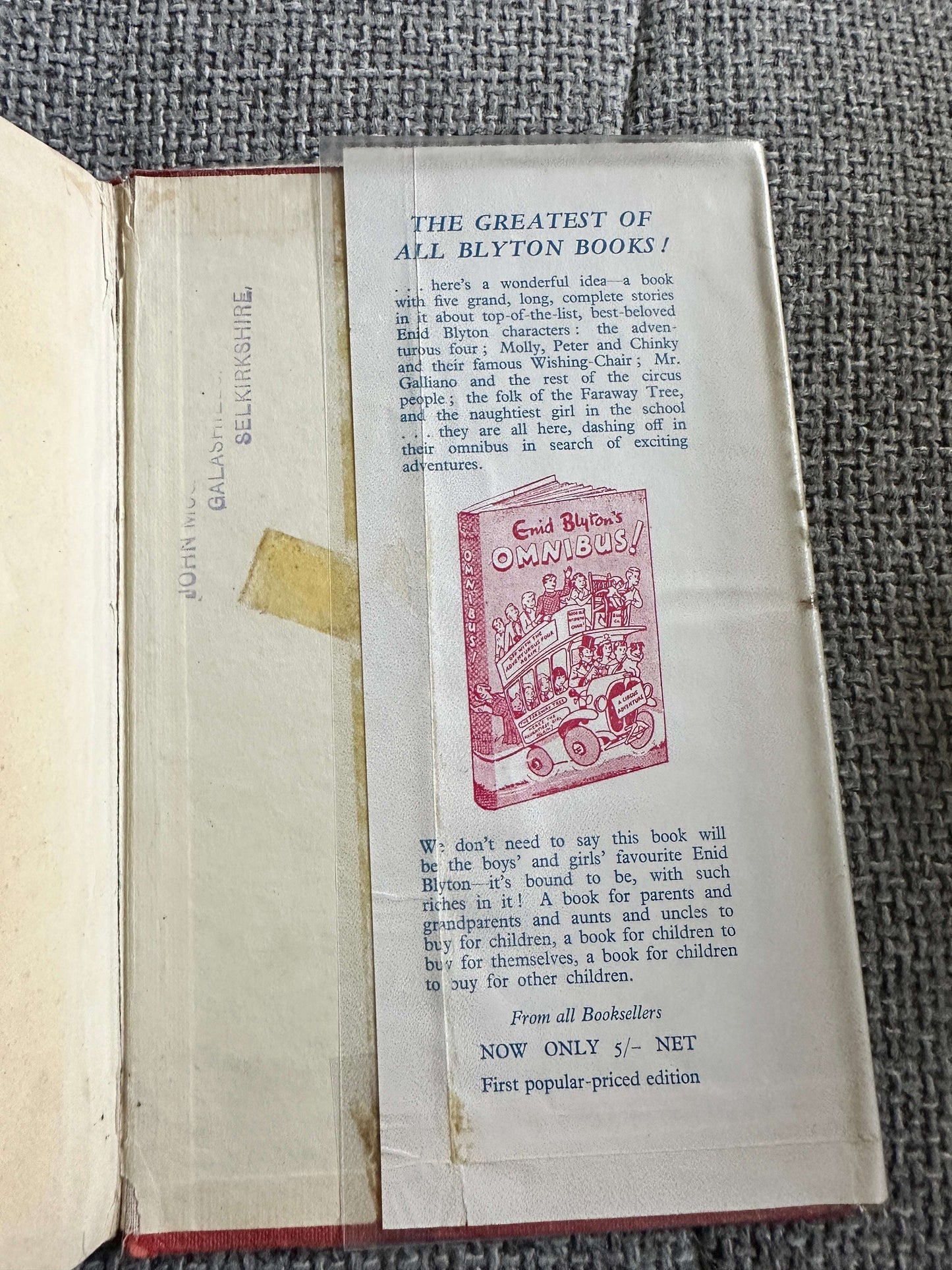 1950 The Adventures Of Binkle & Flip - Enid Blyton (Kathleen Nixon Illust) George Newnes Ltd.