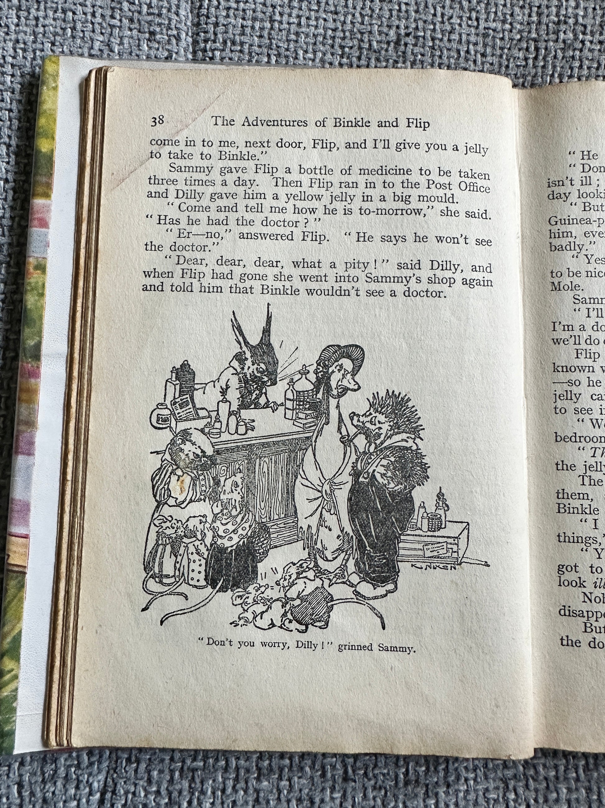 1950 The Adventures Of Binkle & Flip - Enid Blyton (Kathleen Nixon Illust) George Newnes Ltd. - Honeyburn Books (UK)