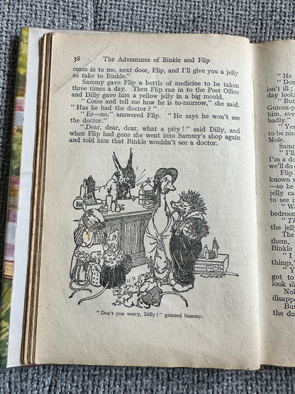 1950 The Adventures Of Binkle & Flip - Enid Blyton (Kathleen Nixon Illust) George Newnes Ltd. - Honeyburn Books (UK)