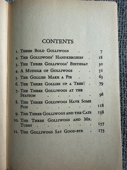 1968 The Three Golliwogs (Original Names) Enid Blyton (Rene Cloke illust) Dean & Son Ltd - Honeyburn Books (UK)