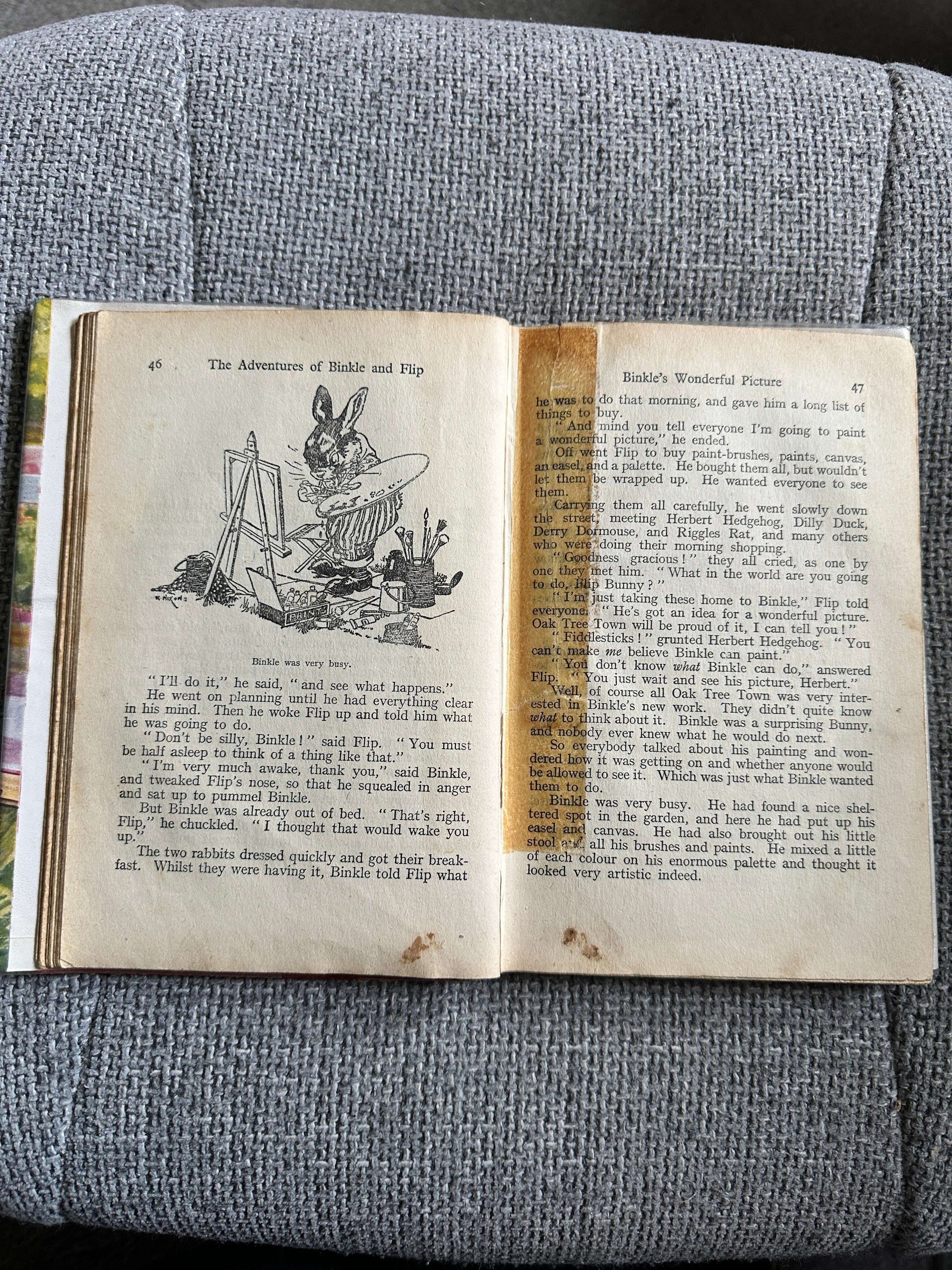 1950 The Adventures Of Binkle & Flip - Enid Blyton (Kathleen Nixon Illust) George Newnes Ltd.