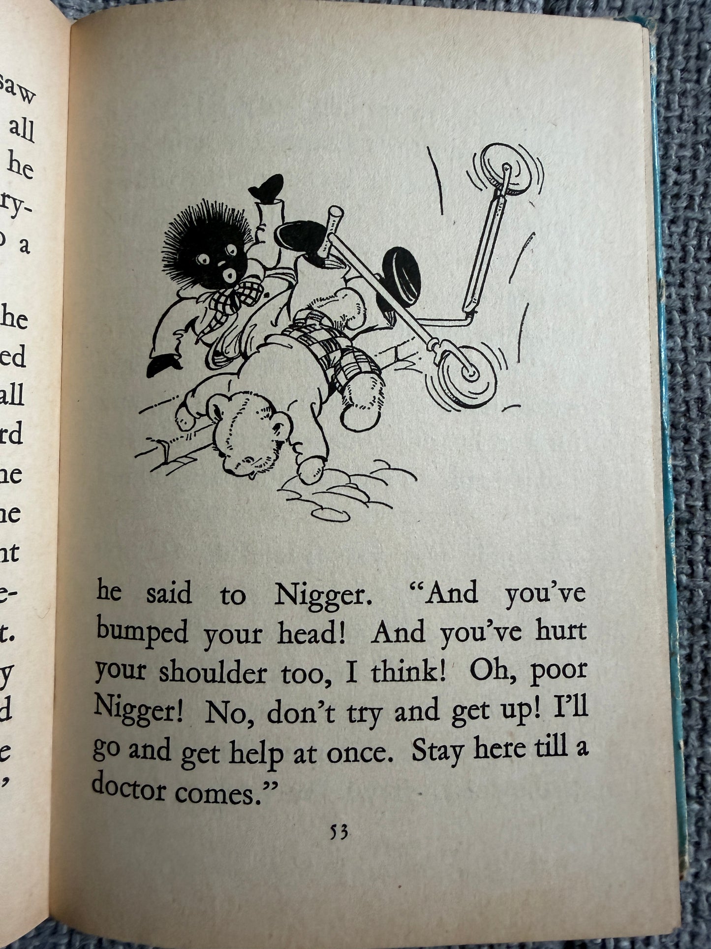 1968 The Three Golliwogs (Original Names) Enid Blyton (Rene Cloke illust) Dean & Son Ltd - Honeyburn Books (UK)