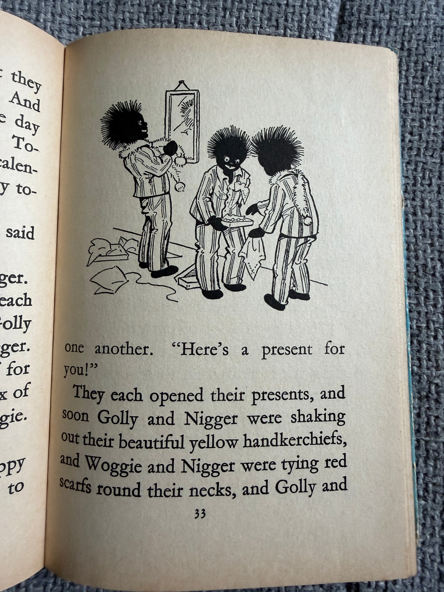 1968 The Three Golliwogs (Original Names) Enid Blyton (Rene Cloke illust) Dean & Son Ltd - Honeyburn Books (UK)