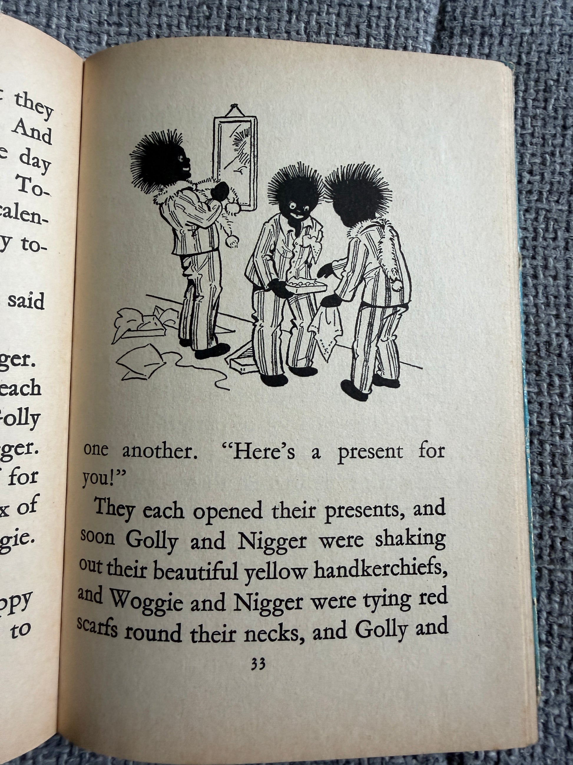 1968 The Three Golliwogs (Original Names) Enid Blyton (Rene Cloke illust) Dean & Son Ltd - Honeyburn Books (UK)