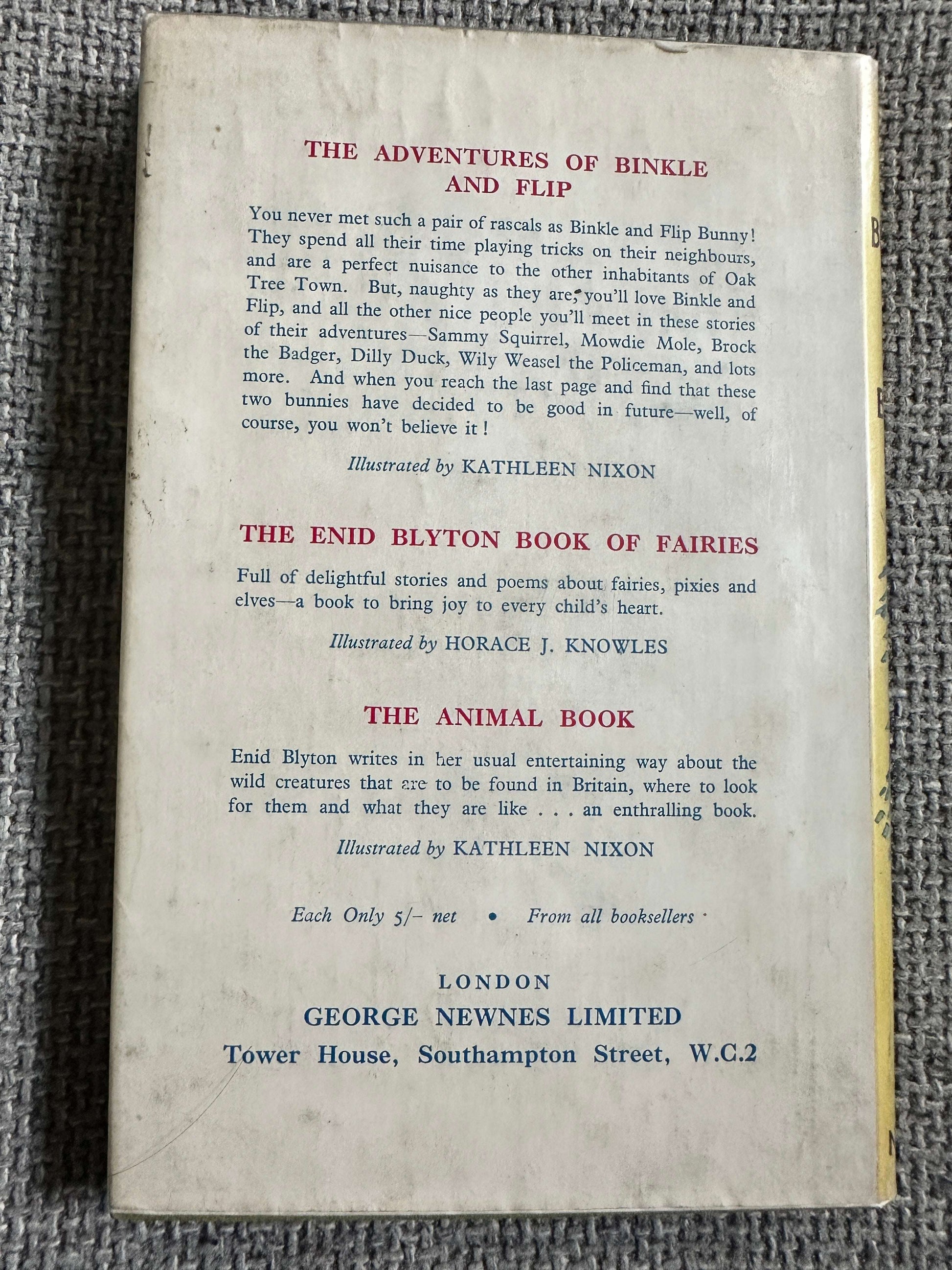 1951 The Book Of Brownies - Enid Blyton (Ernest Aris Illust) George Newnes Ltd.