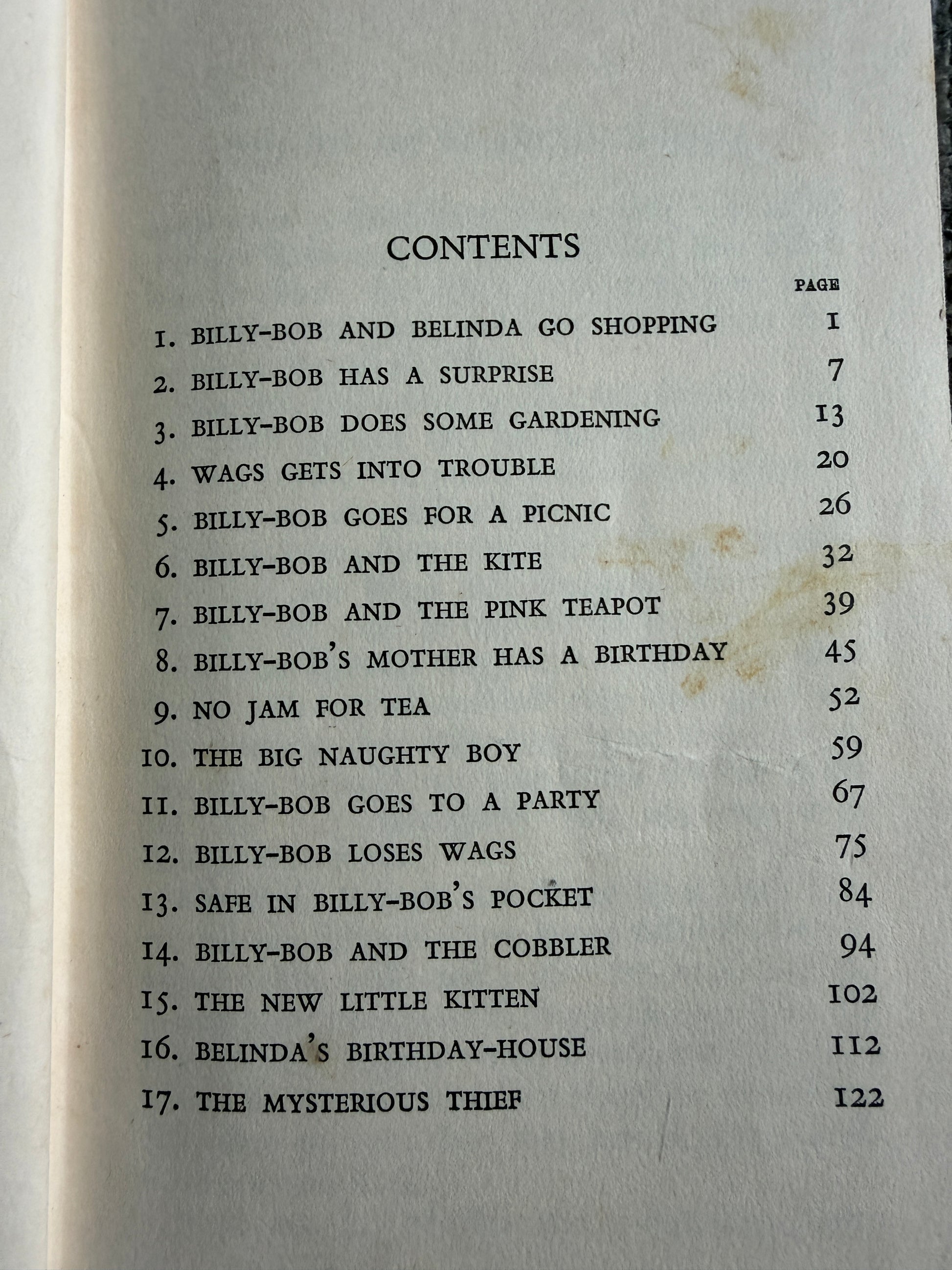 1950 Billy-Bob Tales - Enid Blyton (May Smith illust) Methuen & Co Ltd - Honeyburn Books (UK)