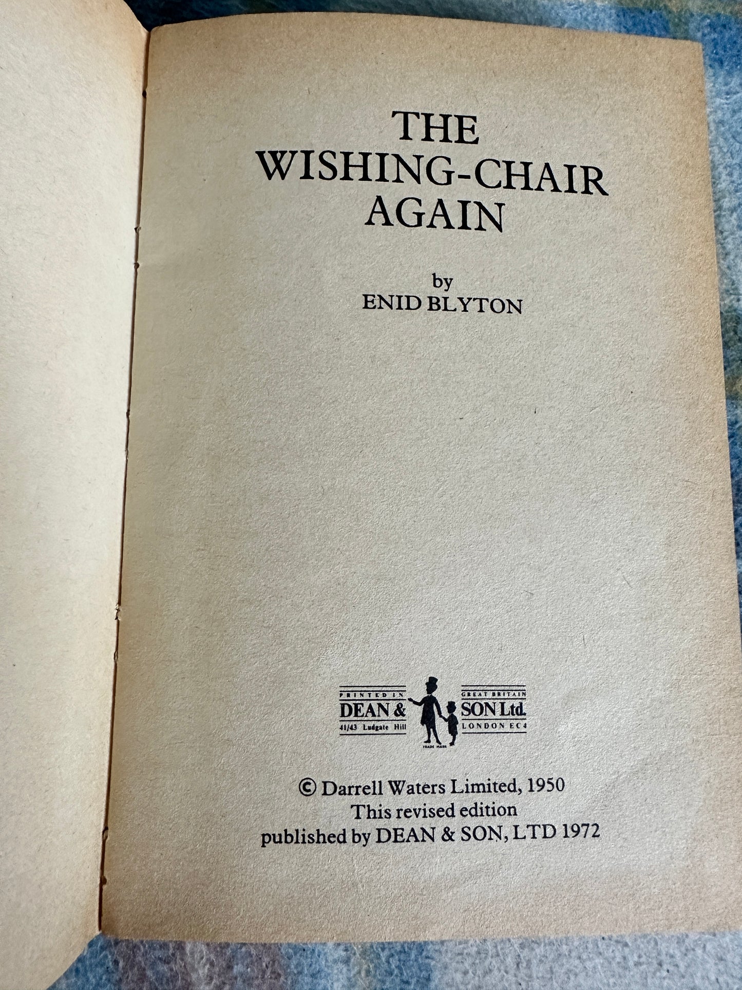 1972 The Wishing-Chair Again - Enid Blyton (Dean & Son Ltd)
