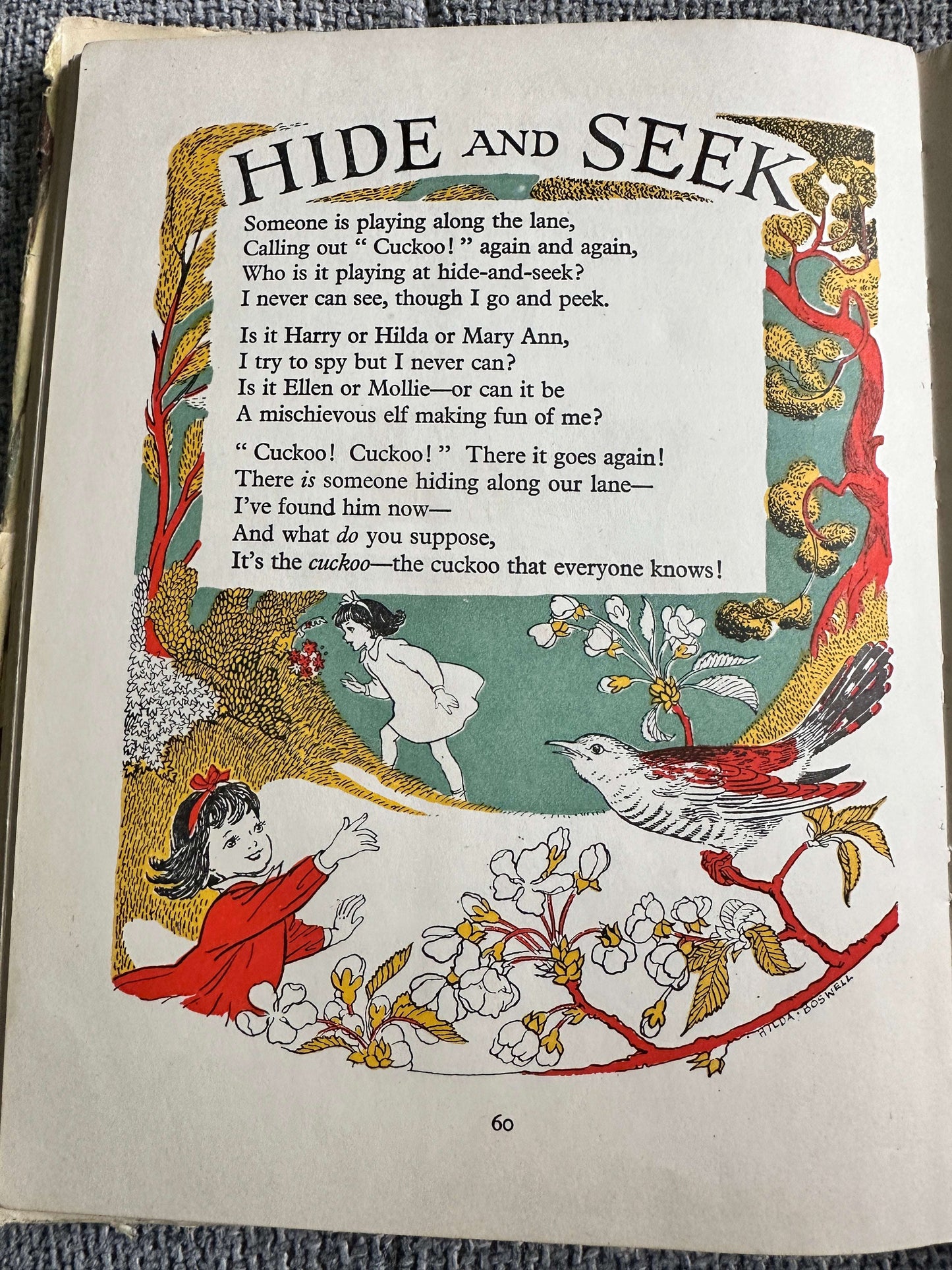 1949 The Bluebell Story Book - Enid Blyton (Grace Lodge Illust) Latimer House