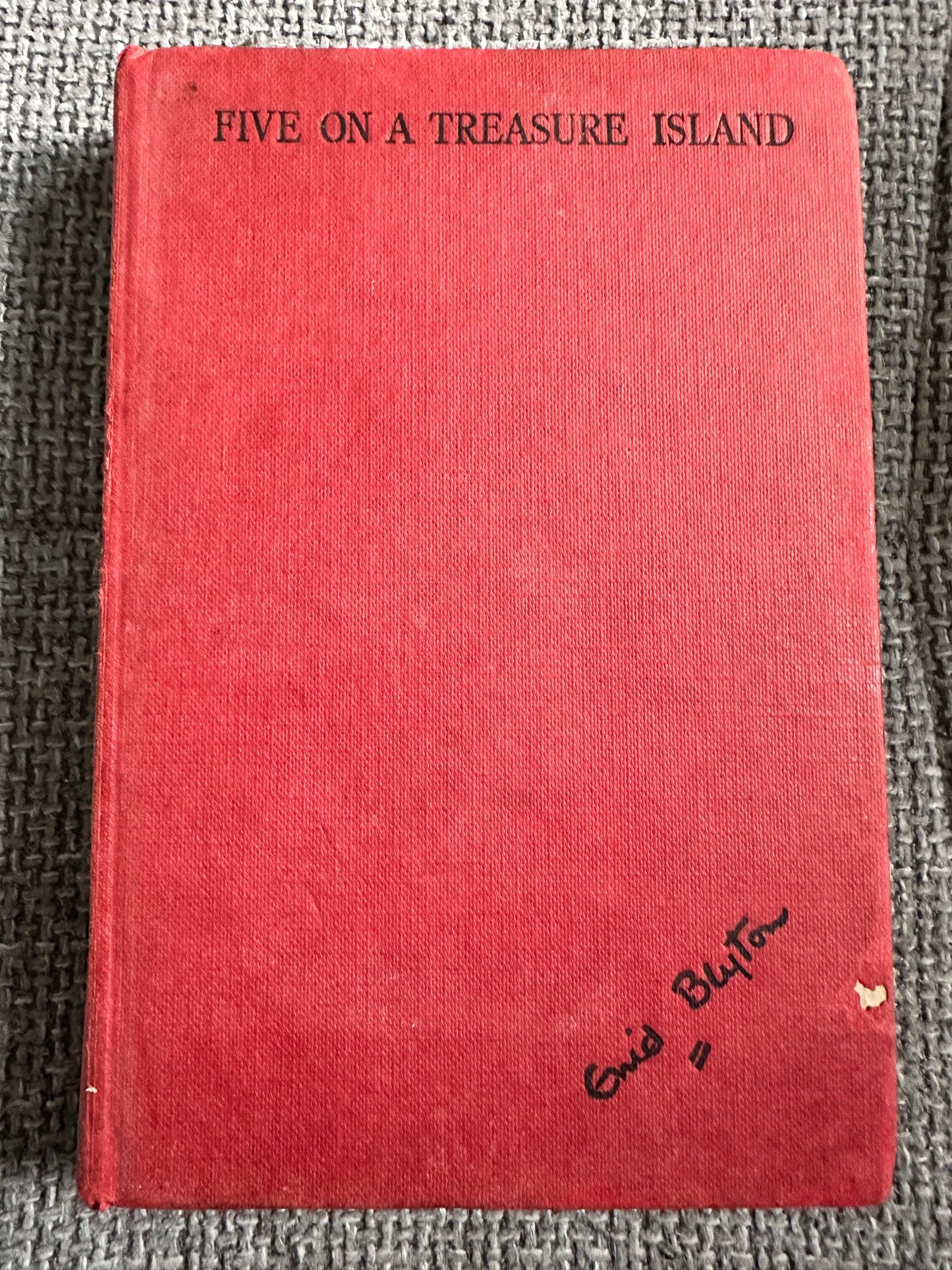 1961 Five On A Treasure Island - Enid Blyton (Eileen A. Soper Illust) Hodder & Stoughton