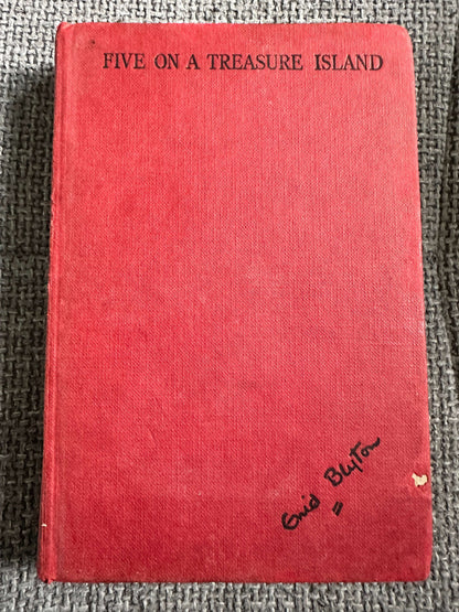 1961 Five On A Treasure Island - Enid Blyton (Eileen A. Soper Illust) Hodder & Stoughton