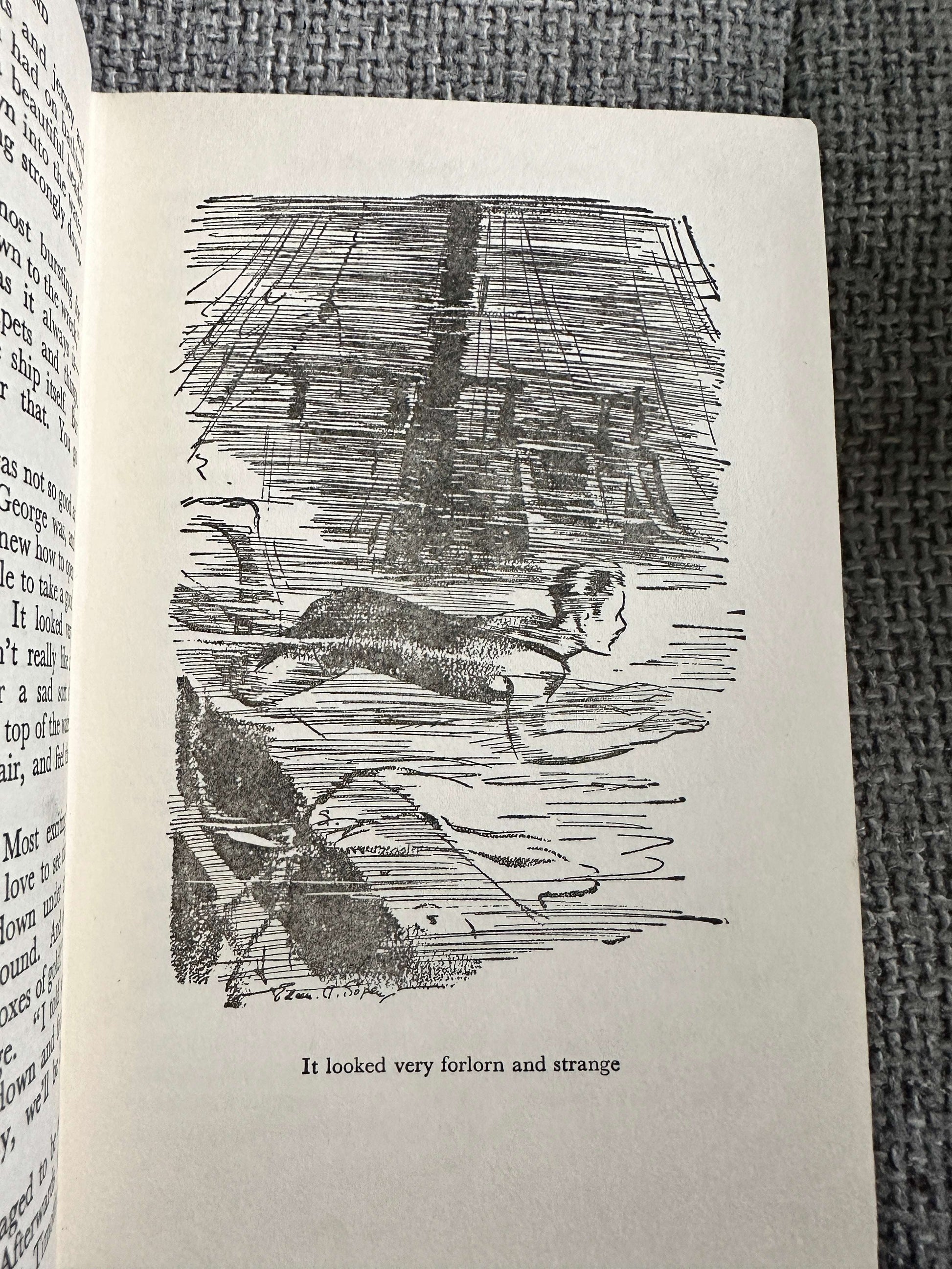 1961 Five On A Treasure Island - Enid Blyton (Eileen A. Soper Illust) Hodder & Stoughton